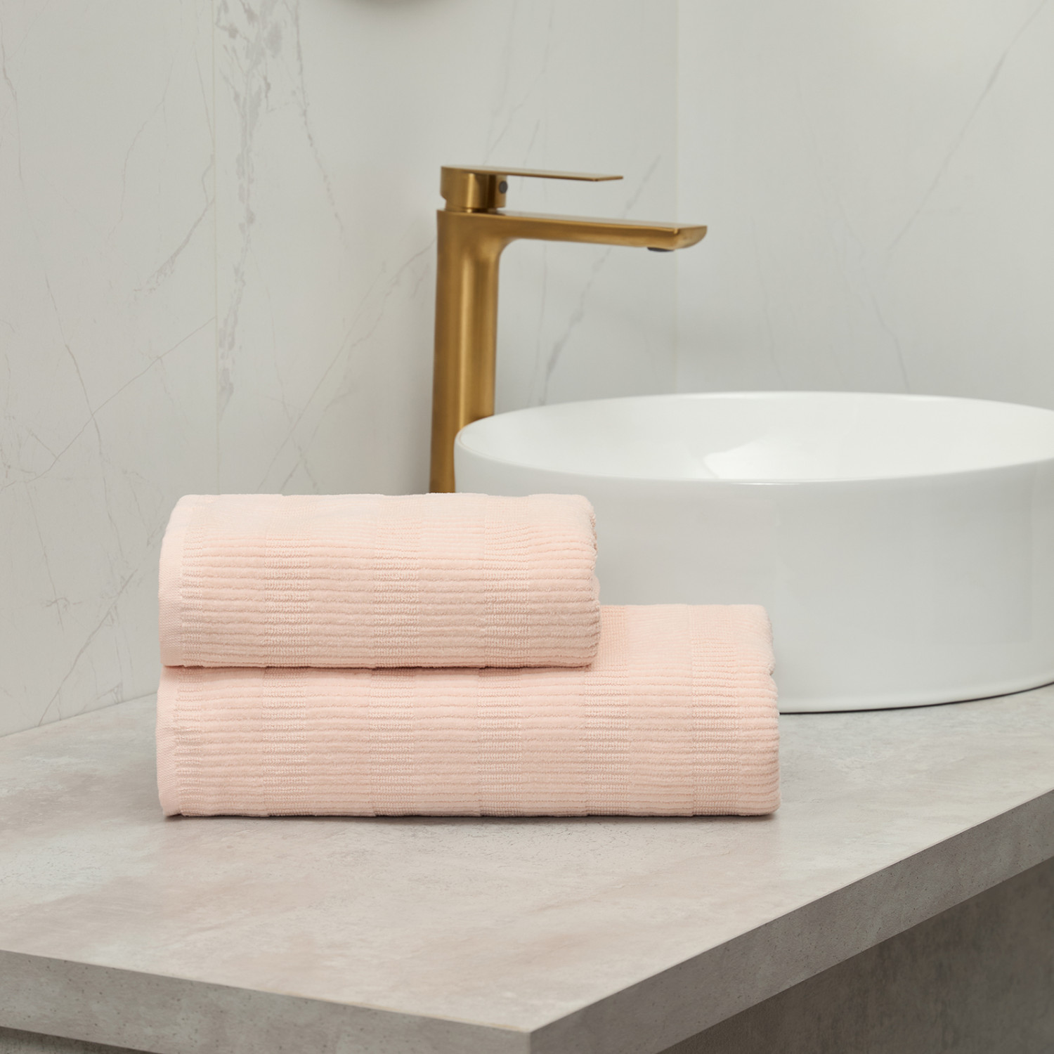 Полотенце махровое Флавио/Flavio, розовое - фото № 6