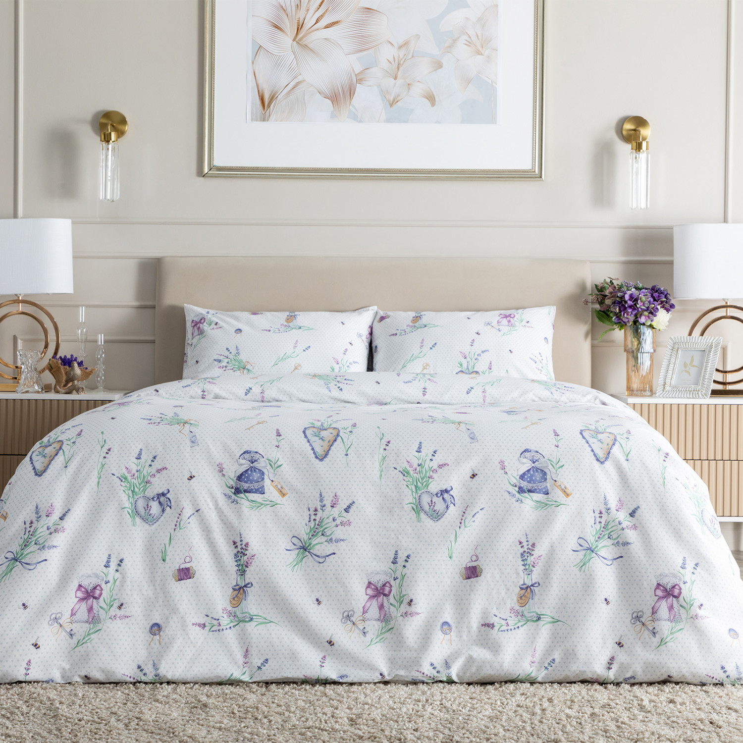 Постельное белье Летняя лаванда/Lavanda estiva - фото № 2