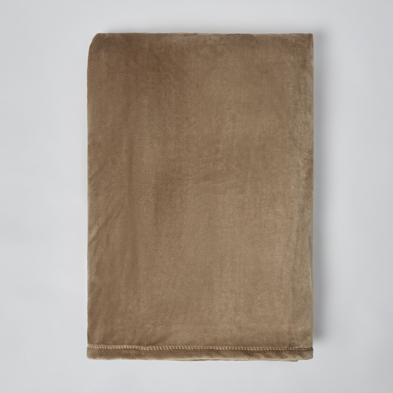 Плед Сверхмягкий/Supersoft, коричневый - фото № 2