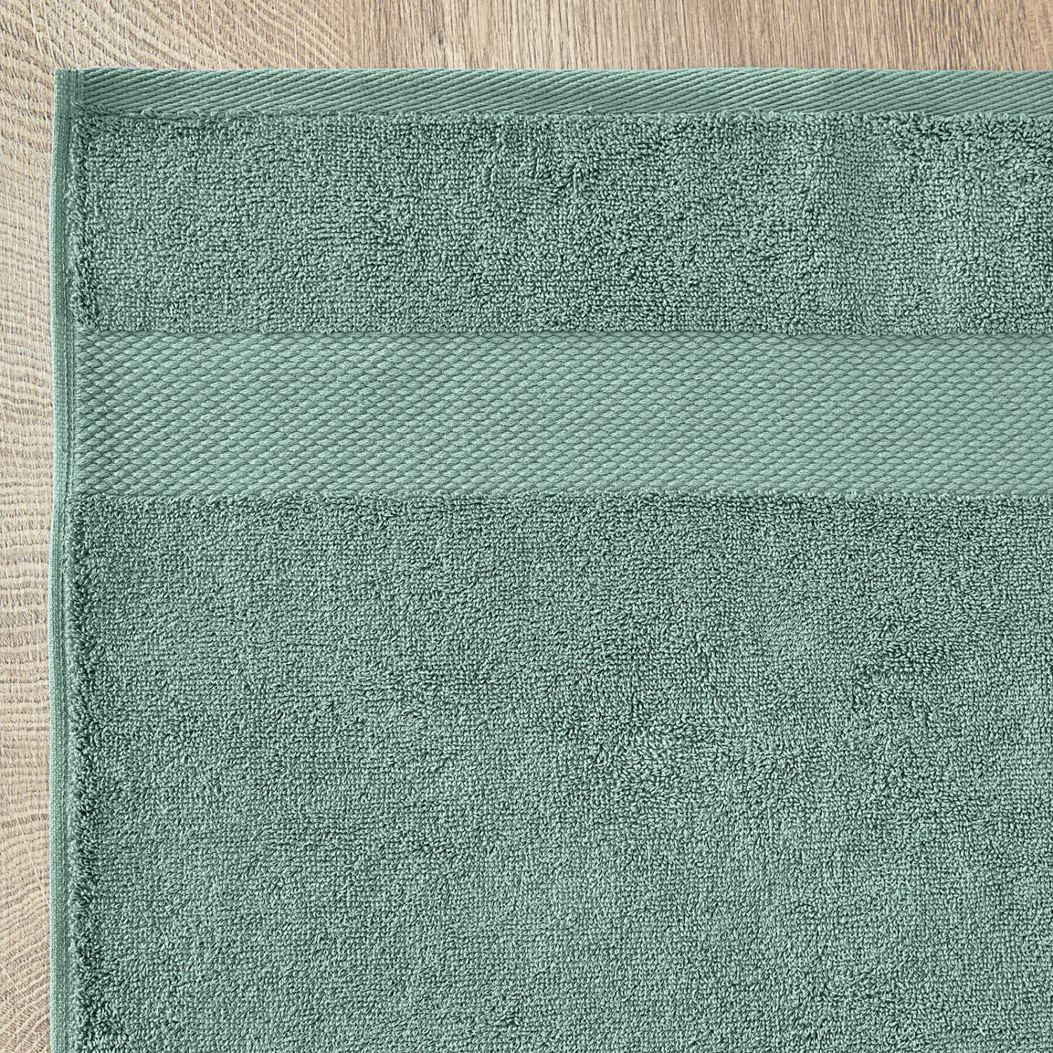 Полотенце махровое Gusto, зеленое - фото № 4