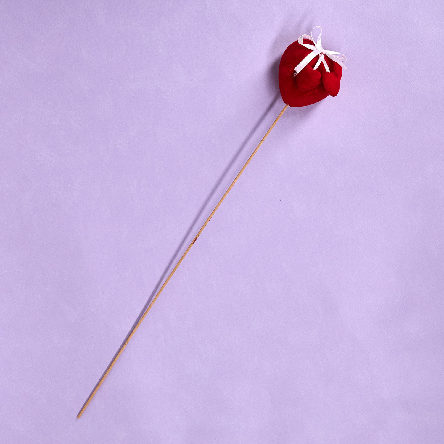 Декоративное украшение Сердце/Heart, красное - фото № 2