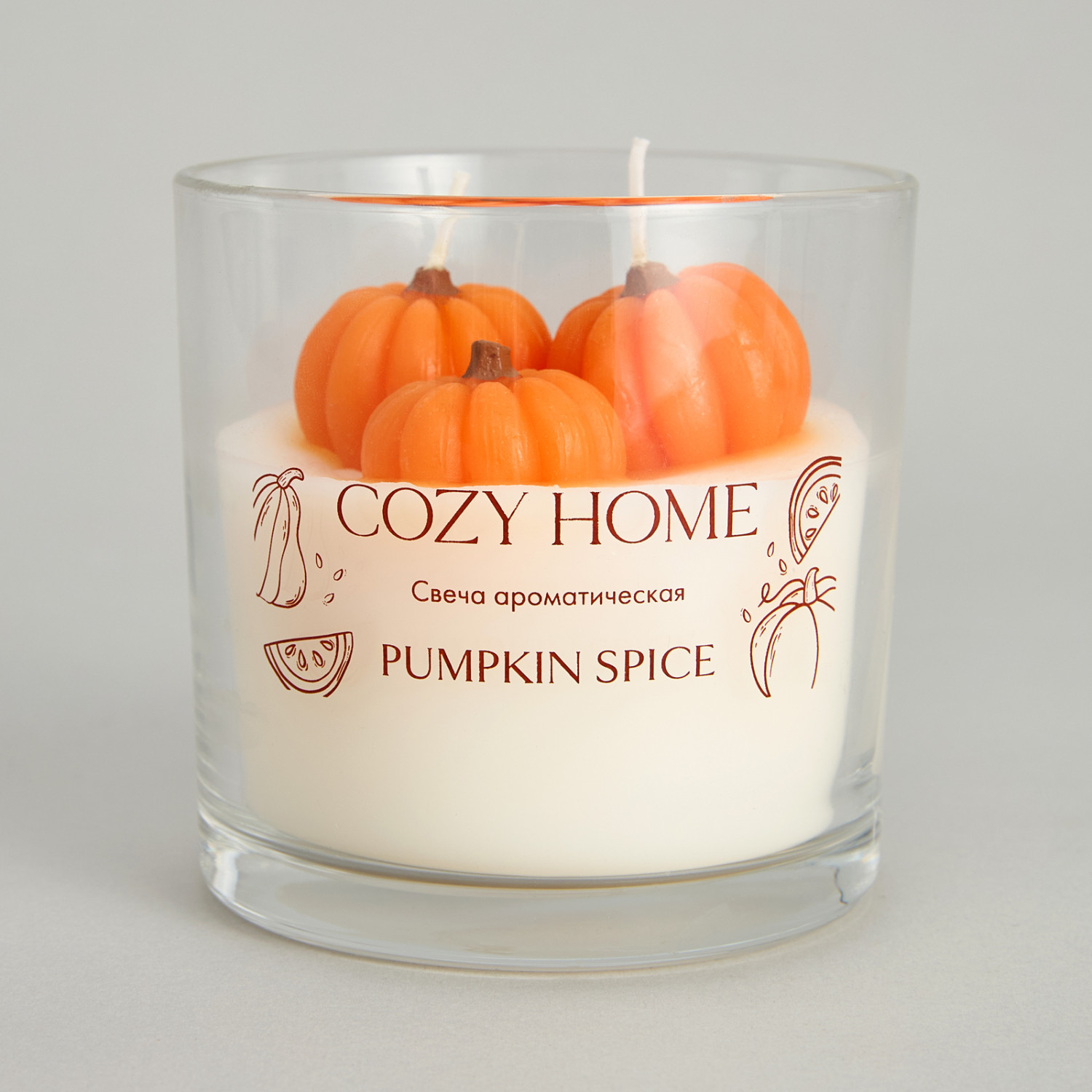 Свеча ароматическая Pumpkin spice - фото № 3