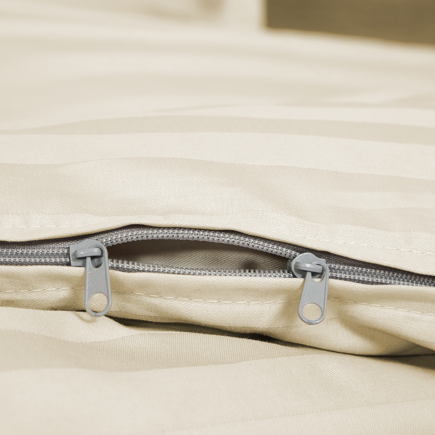 Постельное белье Ecru, страйп-сатин 40962-1 - фото № 10