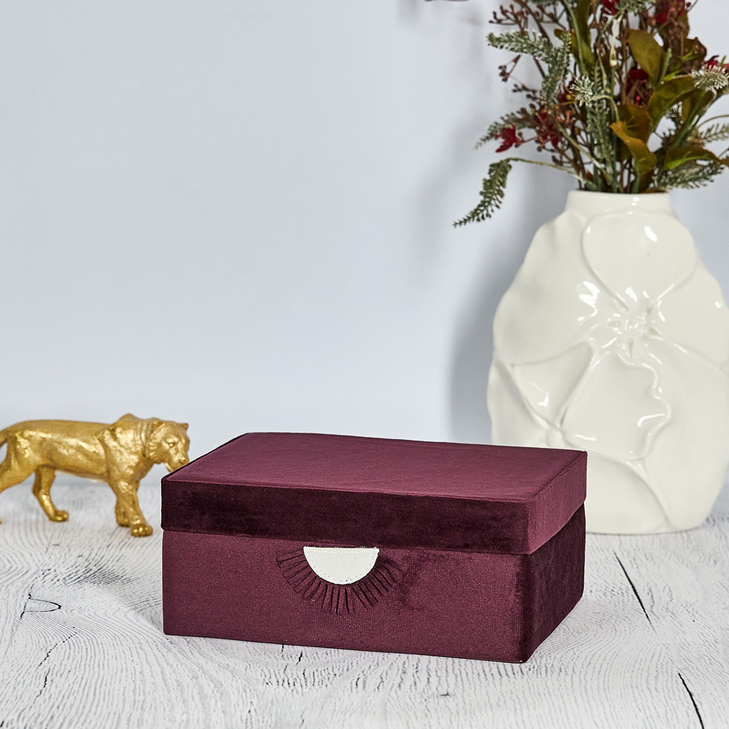 Шкатулка Pellegrino, бордо