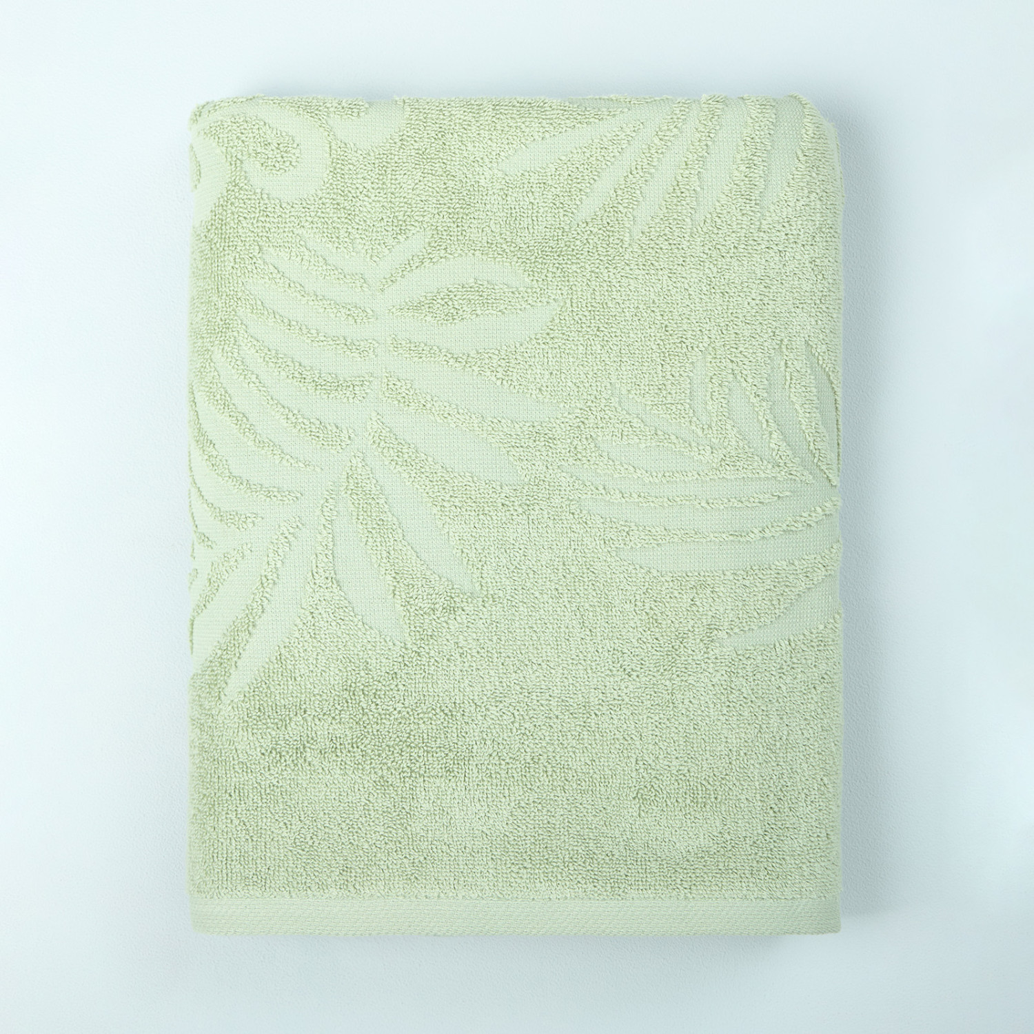 Полотенце махровое Tropico, зеленое