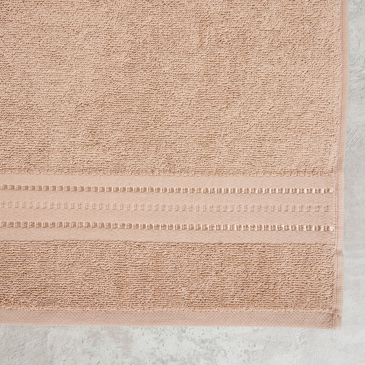 Полотенце махровое Базена/Basena, карамель - фото № 2