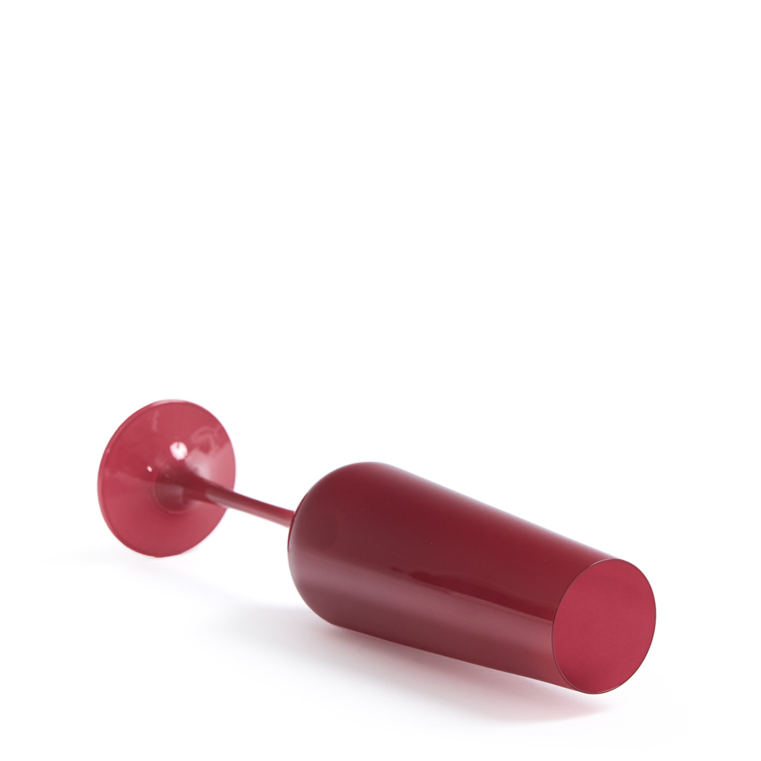 Бокал для шампанского Summer Raspberry, красный - фото № 6