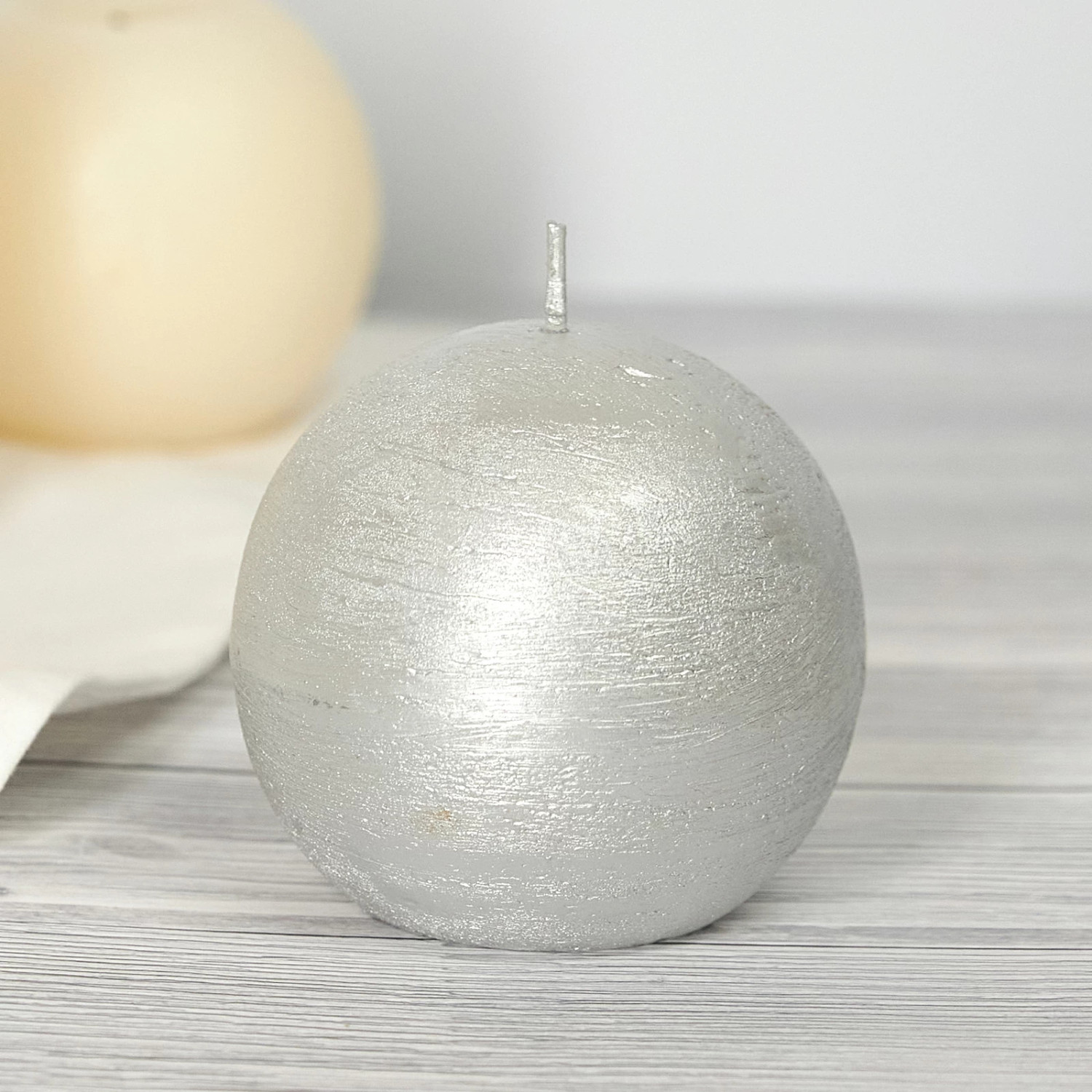 Свеча Fiamma Silver круглая I - фото № 2