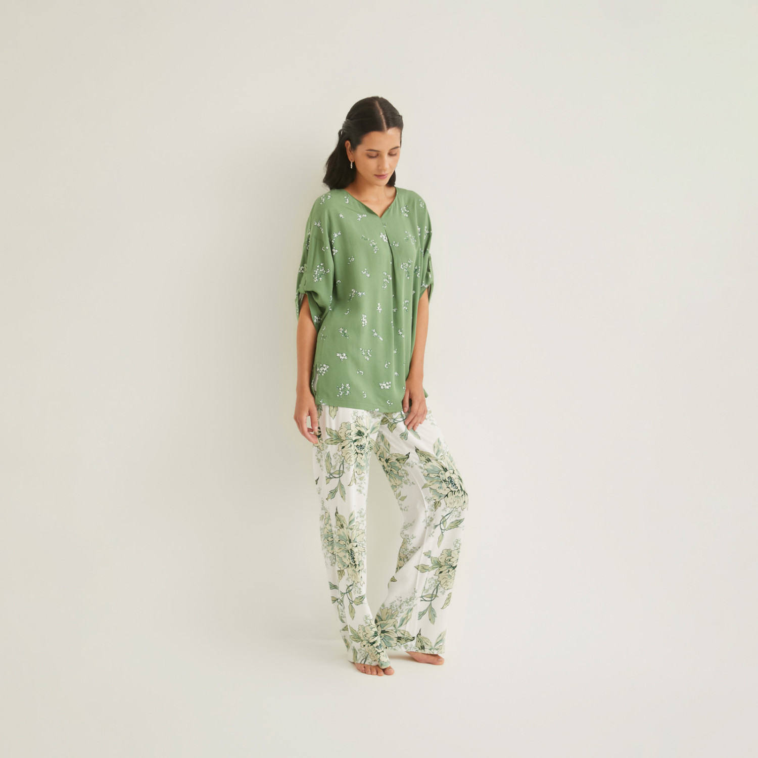 Пижама Зеленый нефрит/Green Jade I - фото № 3