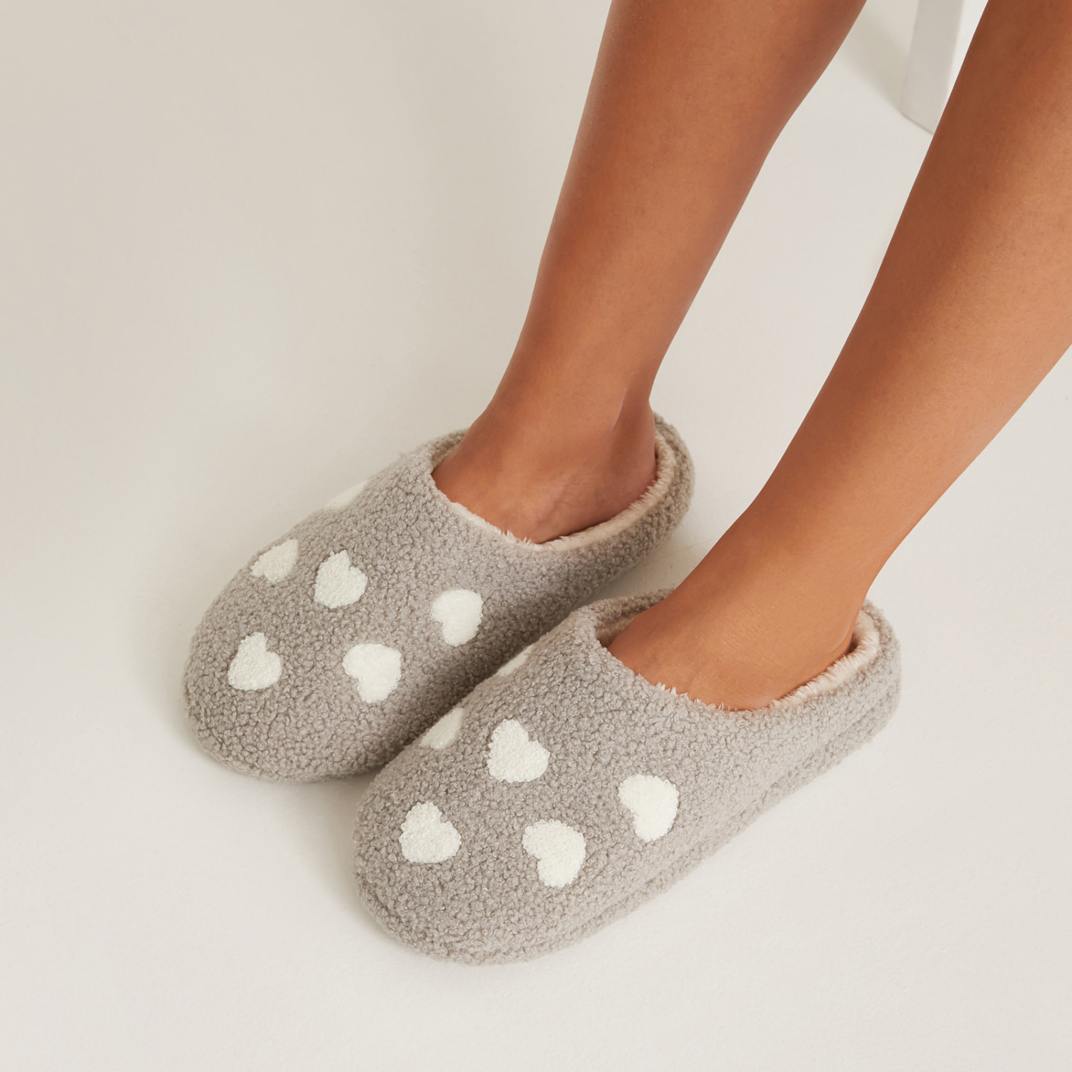 Тапочки Любовь/Amore, серые