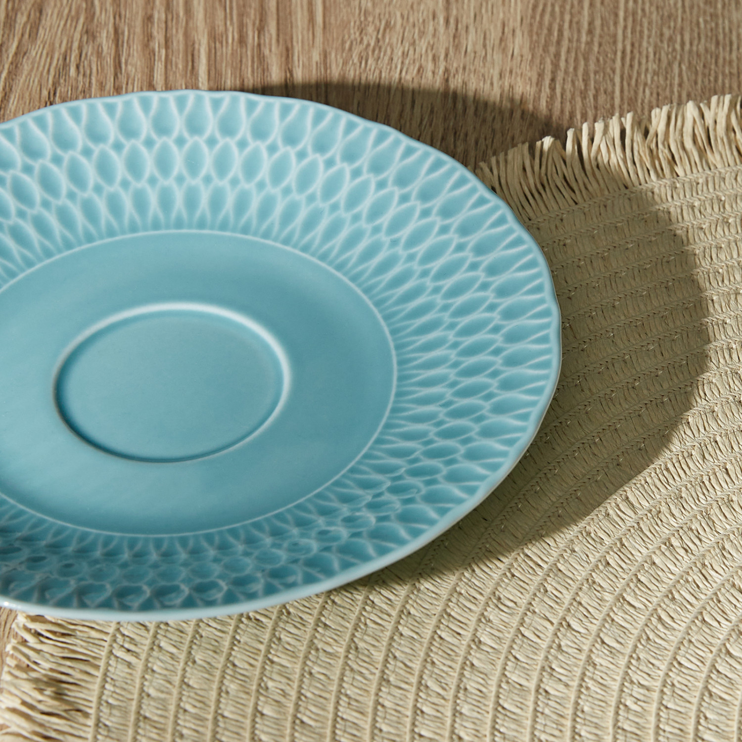 Блюдце Brezza dal mare, голубое - фото № 2