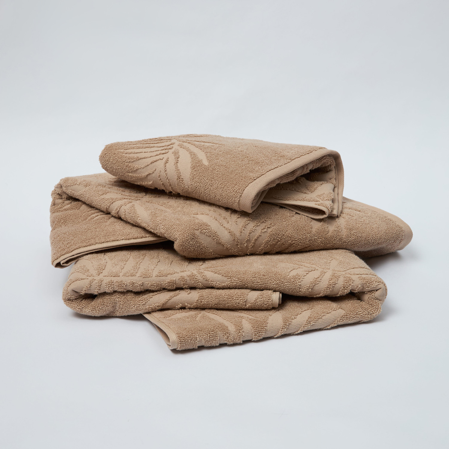 Полотенце махровое Тропико/Tropico, бежевое - фото № 6