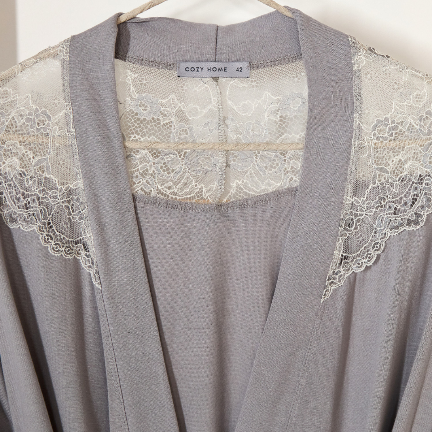 Халат Peony, серый - фото № 2