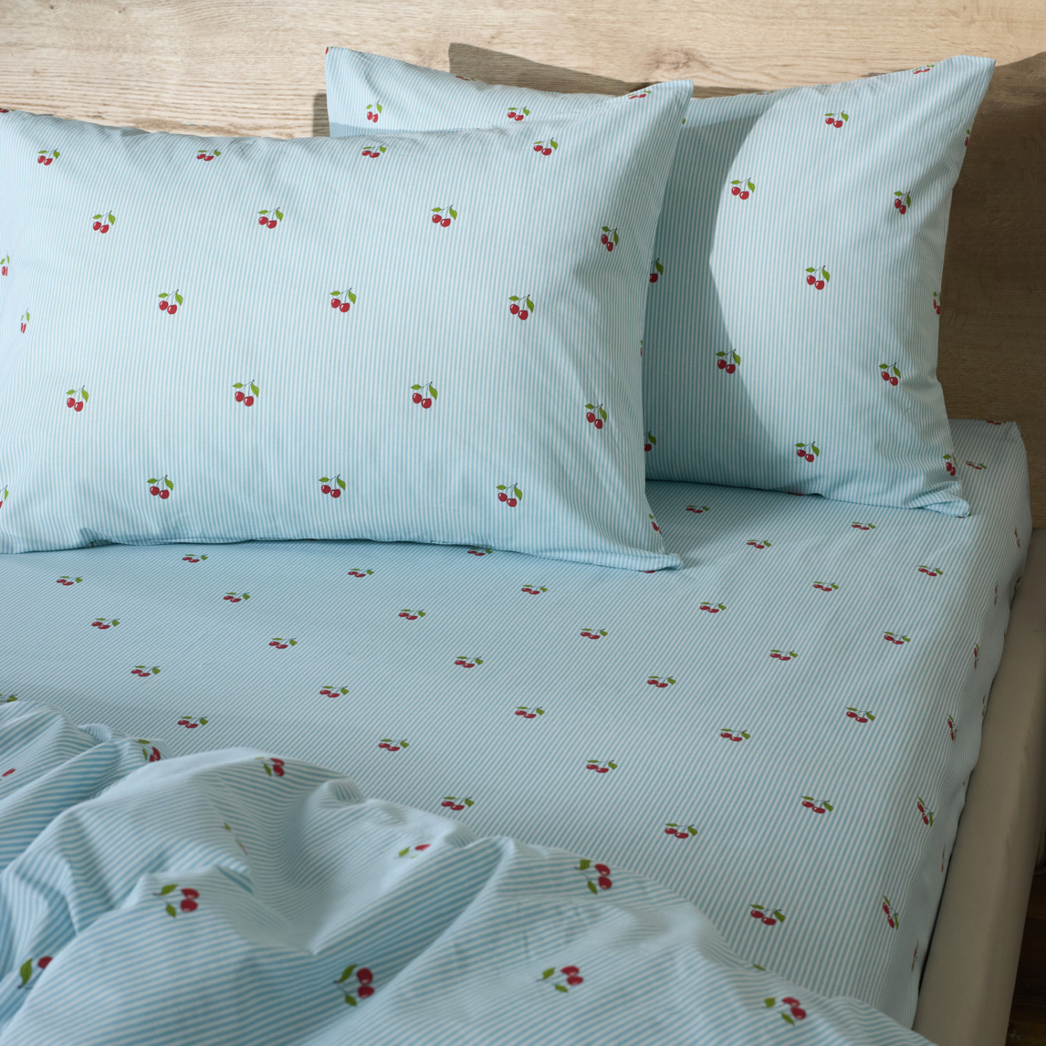 Постельное белье Вишневая полоска/Cherry stripe - фото № 7