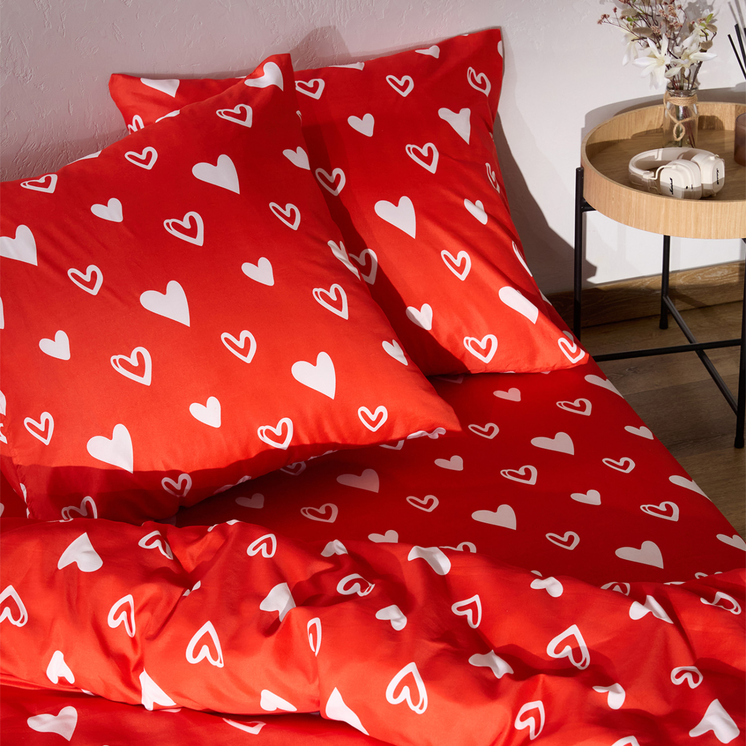 Постельное белье Floox Красное сердце - фото № 6