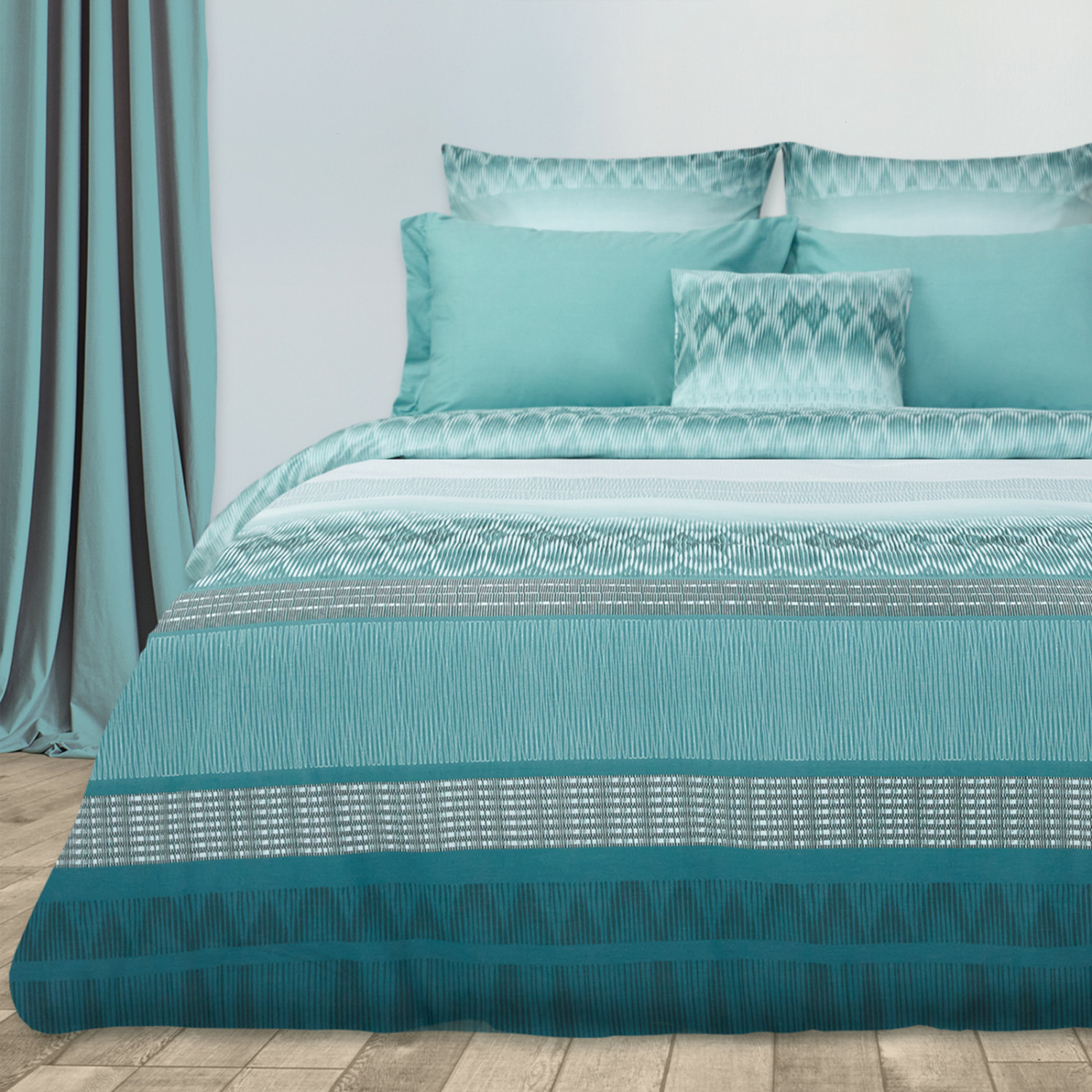 Постельное белье Levia, бирюза