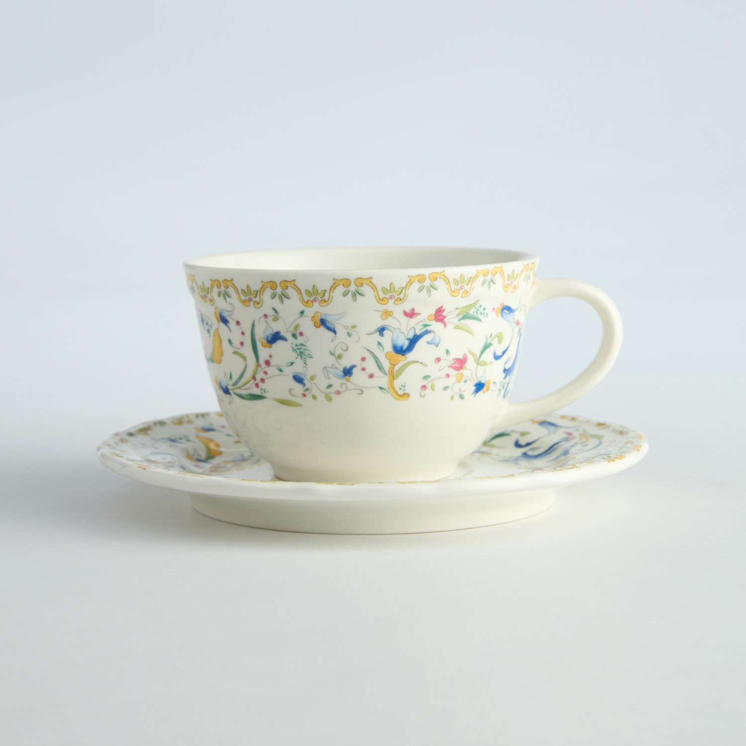 Чайная пара Зайчата в кружевах/ Merletto e Coniglietti