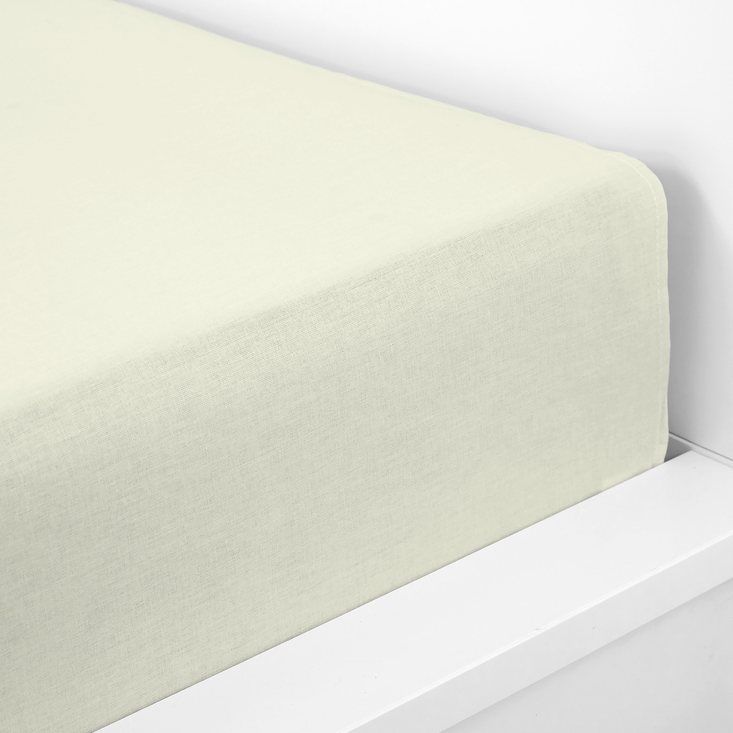 Простыня на резинке Ecru сатин 40162