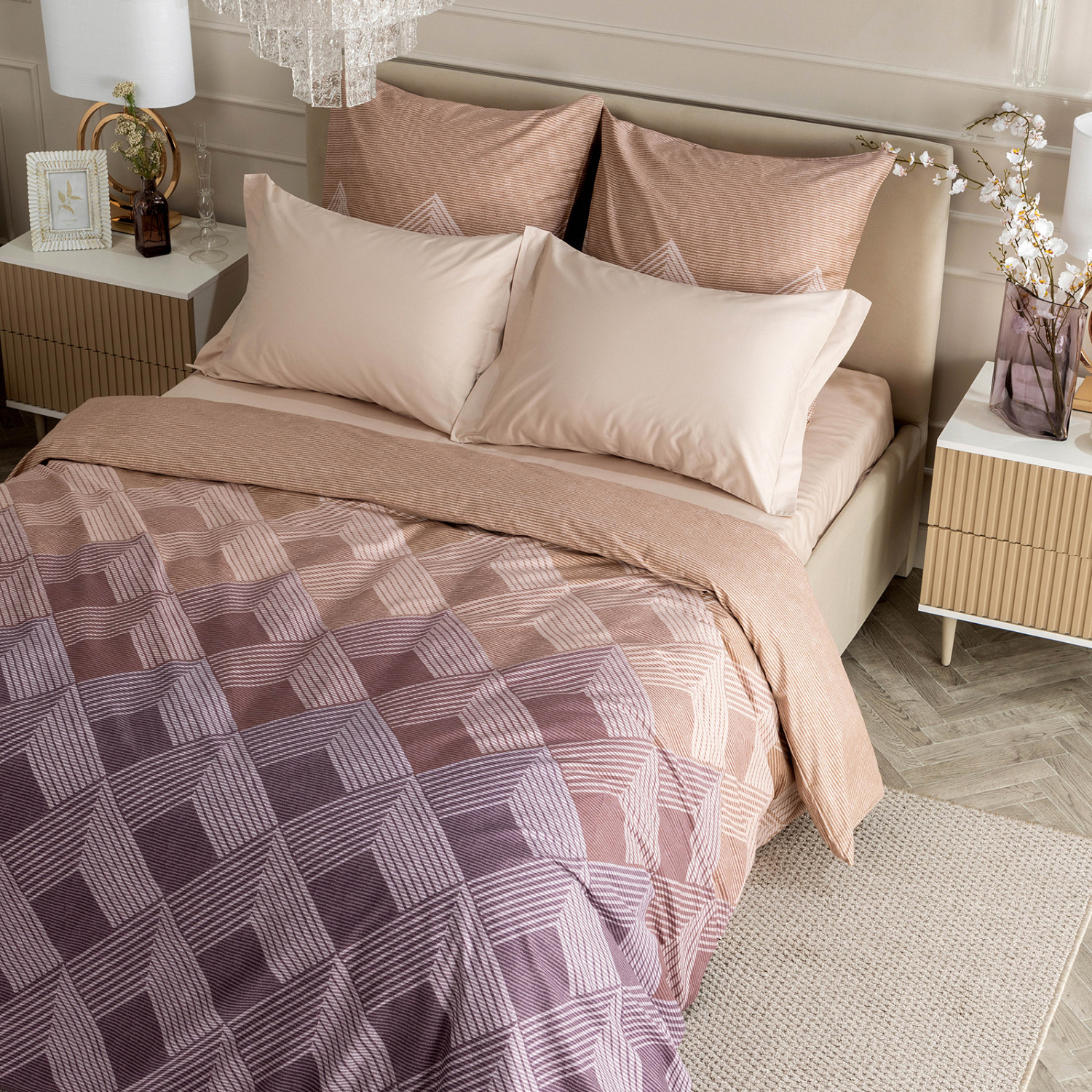 Постельное белье Elysium, мультиколор - фото № 6