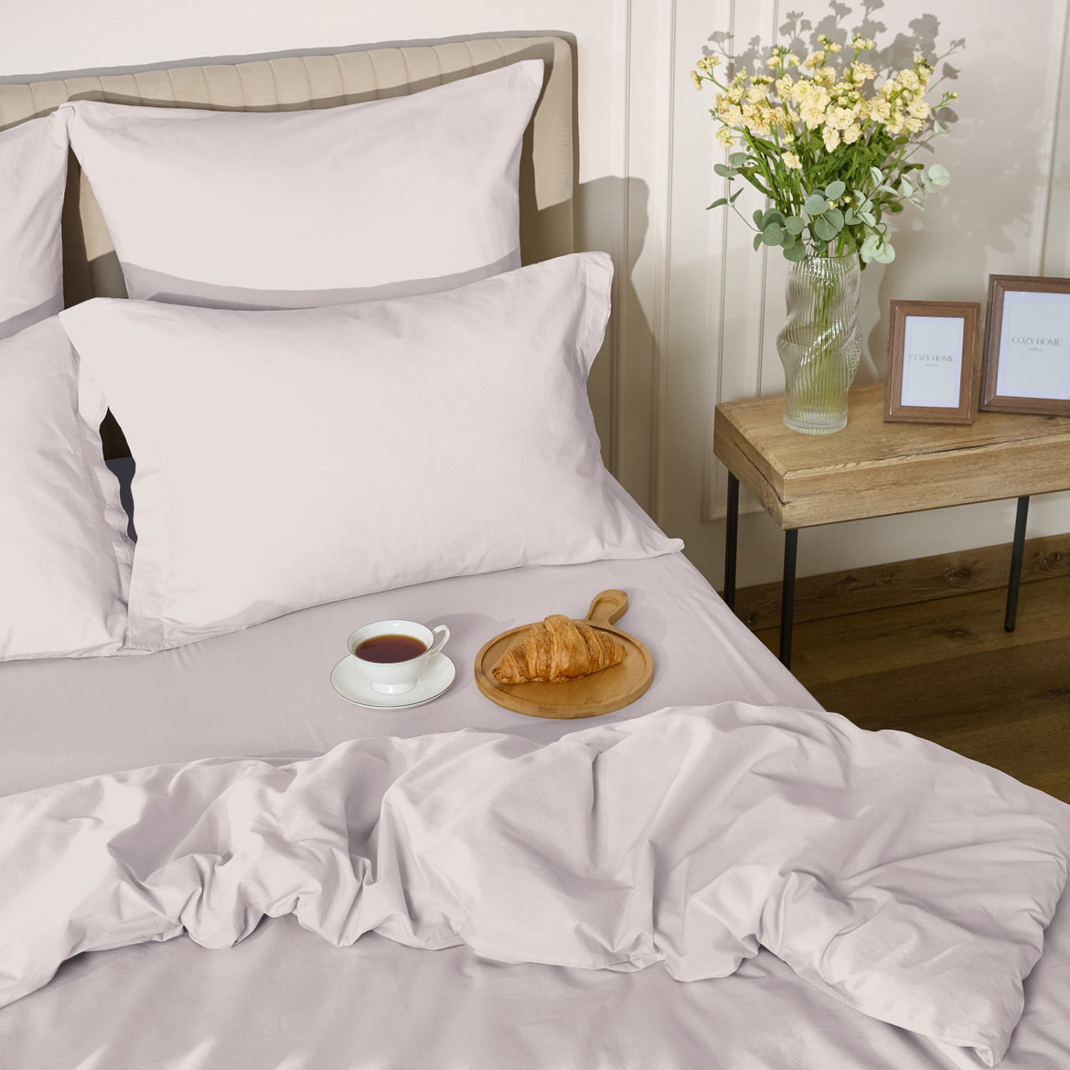 Постельное белье Лилово-серый/Gray Lilac - фото № 3