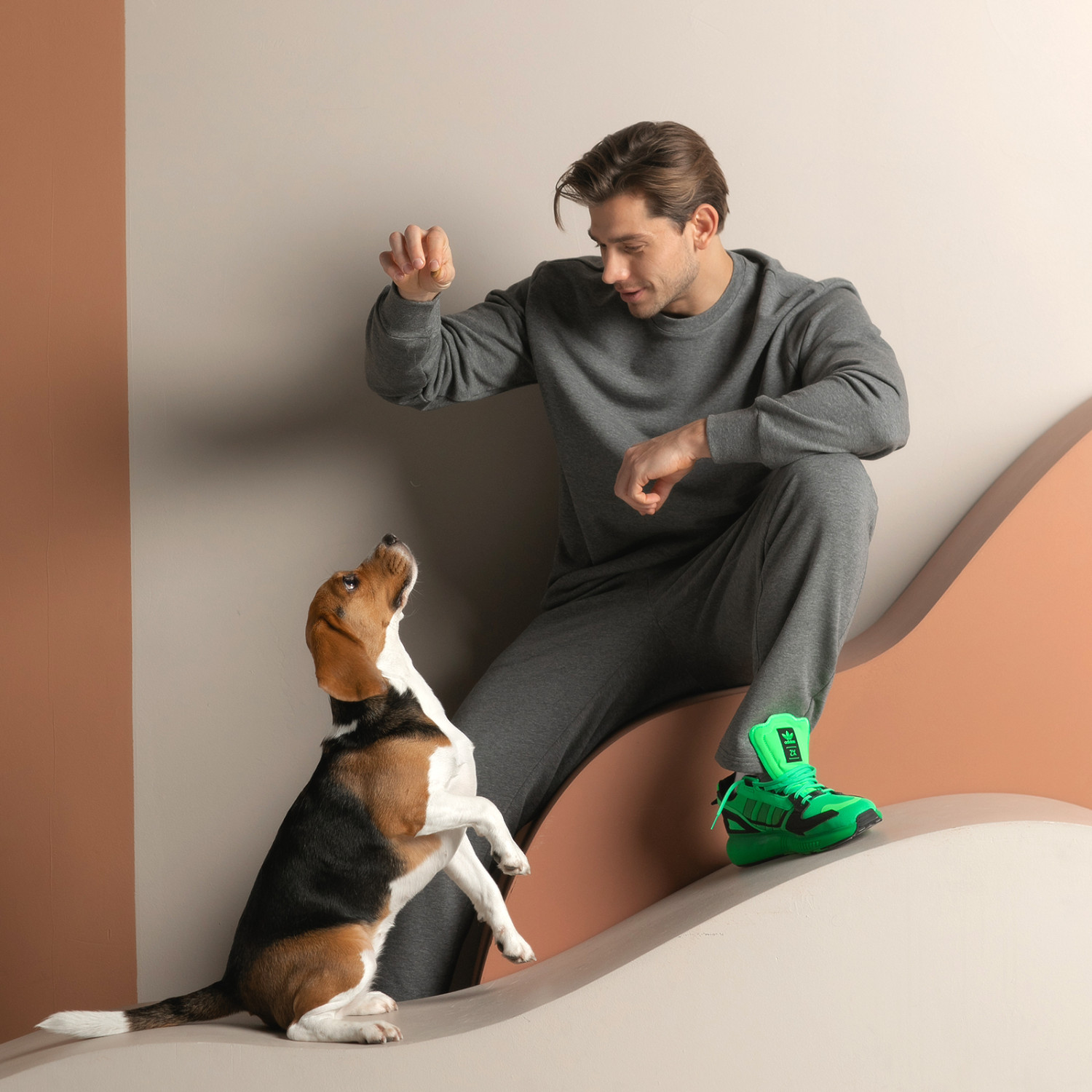 Брюки Massimo men, серые прямые - фото № 11