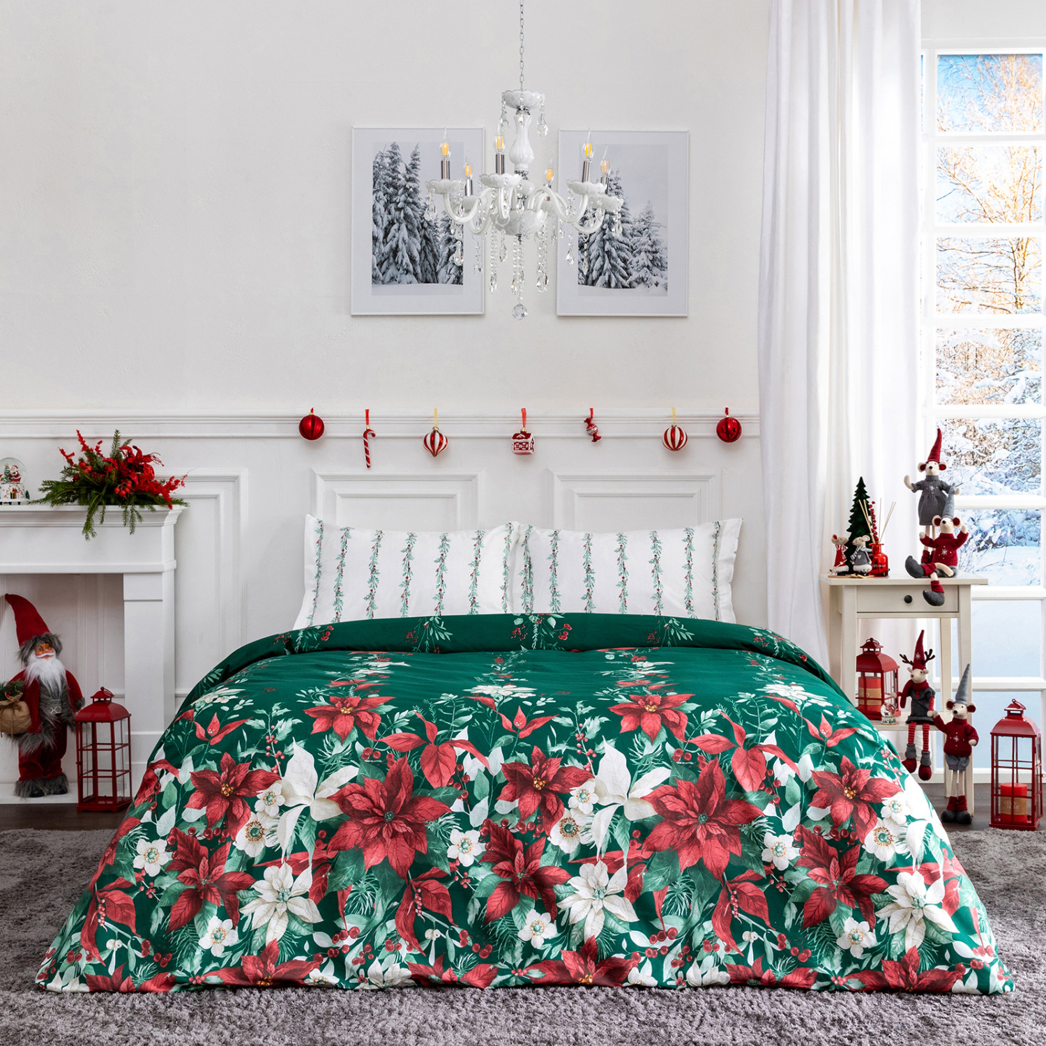 Постельное белье Christmas Flower - фото № 8