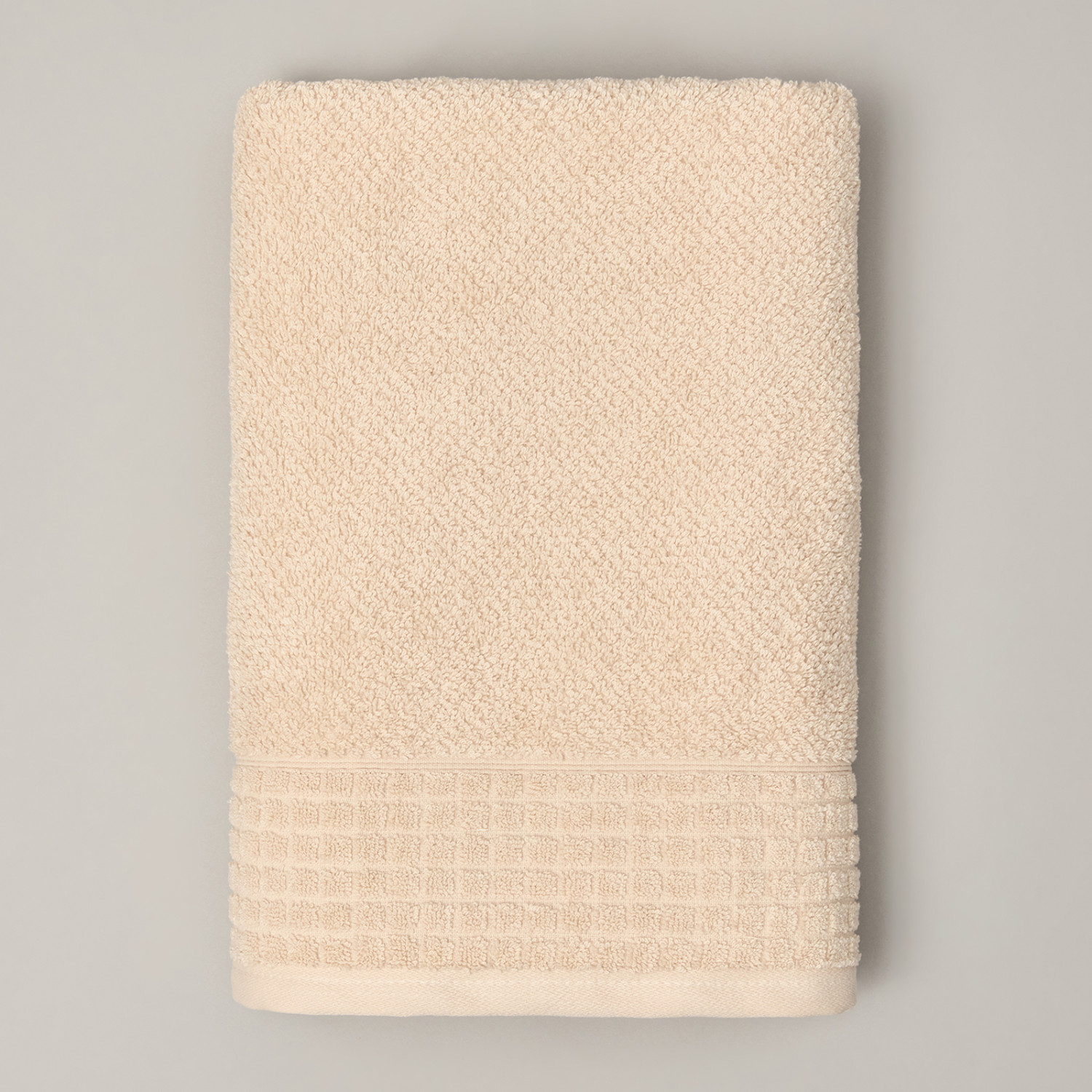 Полотенце махровое Город/Urbano, кремовое