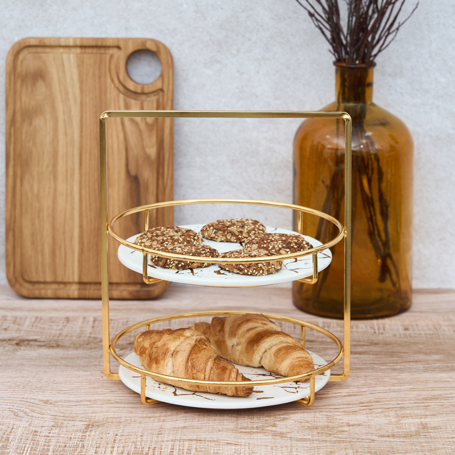 Блюдо 2-х ярусное The Golden Cage