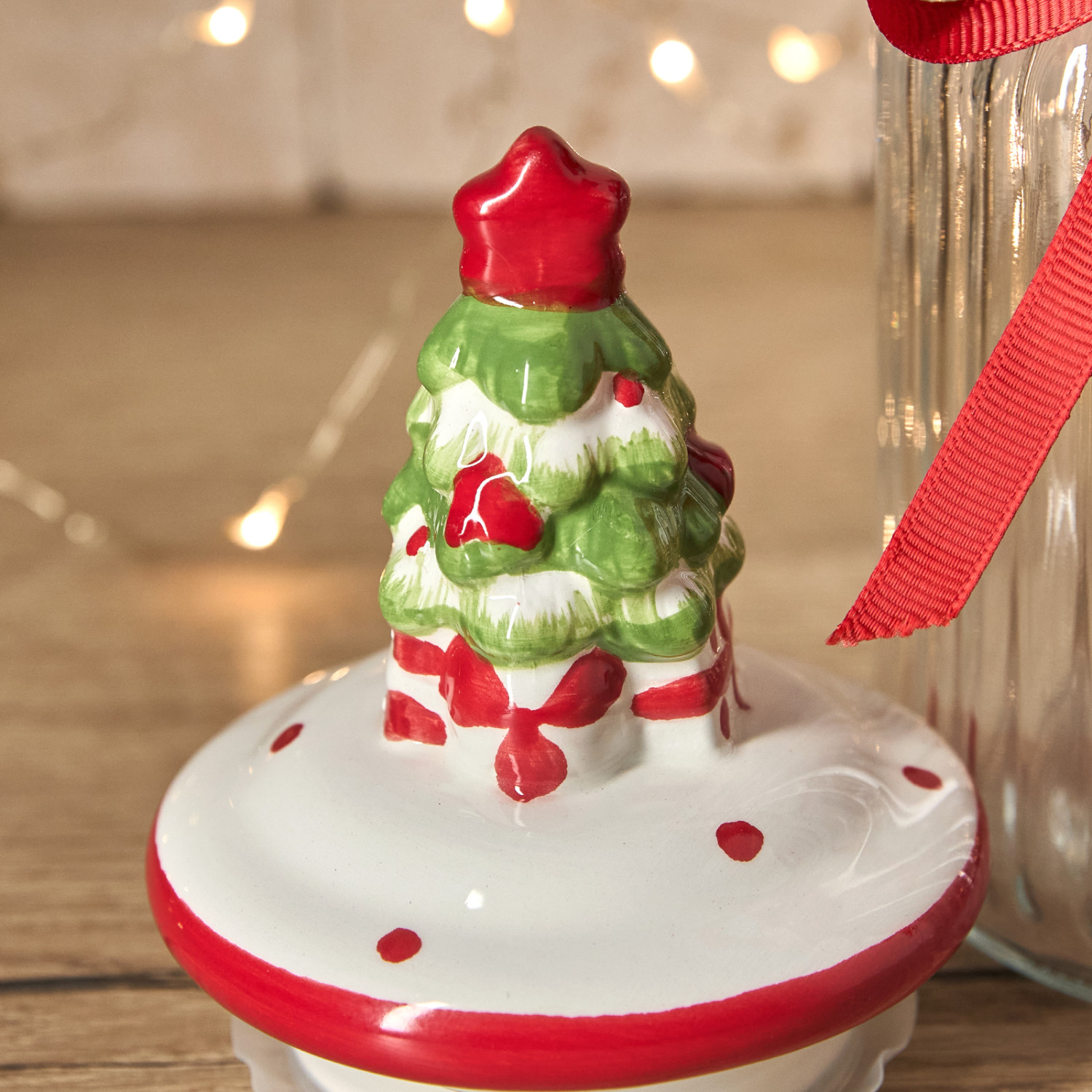 Емкость для хранения Рождественский джем/Christmas jam, елка I - фото № 3