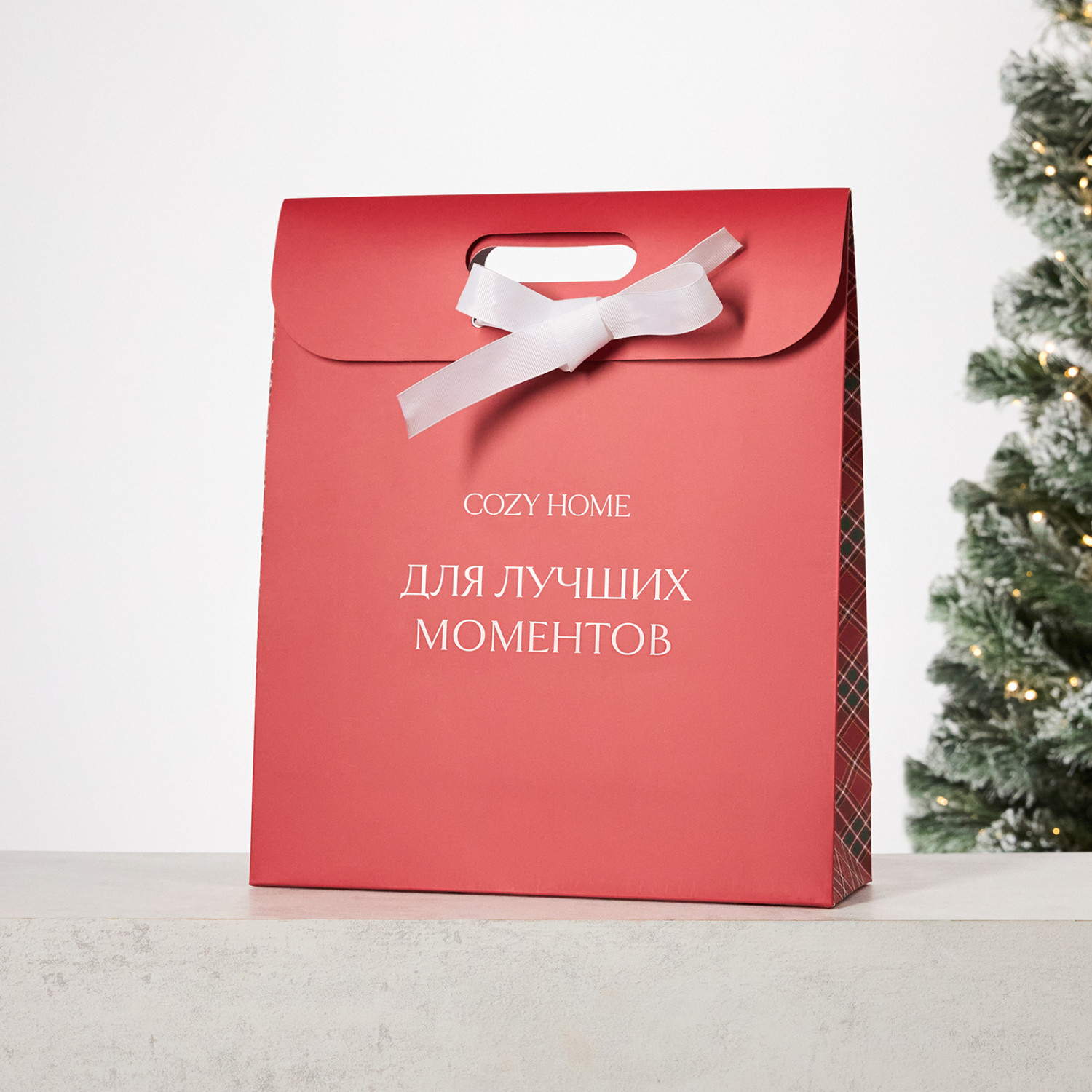 Пакет подарочный Cozy Home 30х10х35 - фото № 2