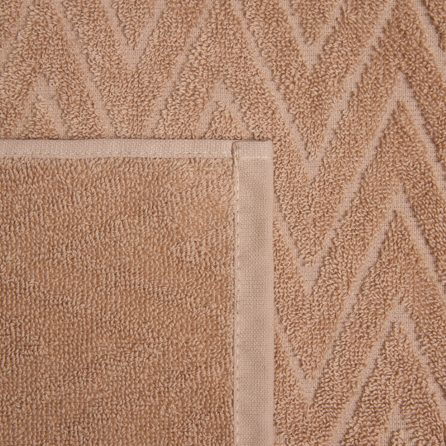 Полотенце махровое Зигзаг/Zigzag, кофе - фото № 3