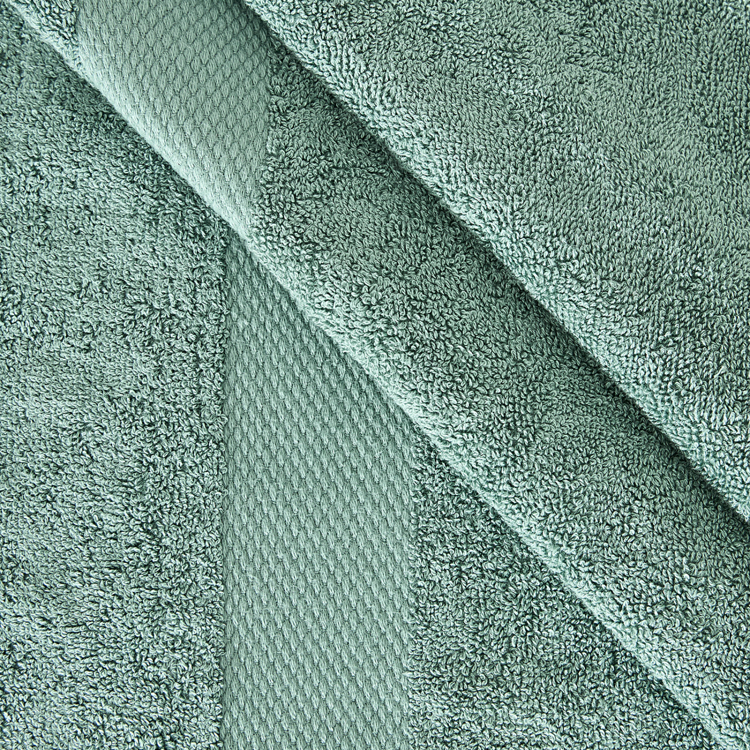 Полотенце махровое Gusto, зеленое - фото № 6