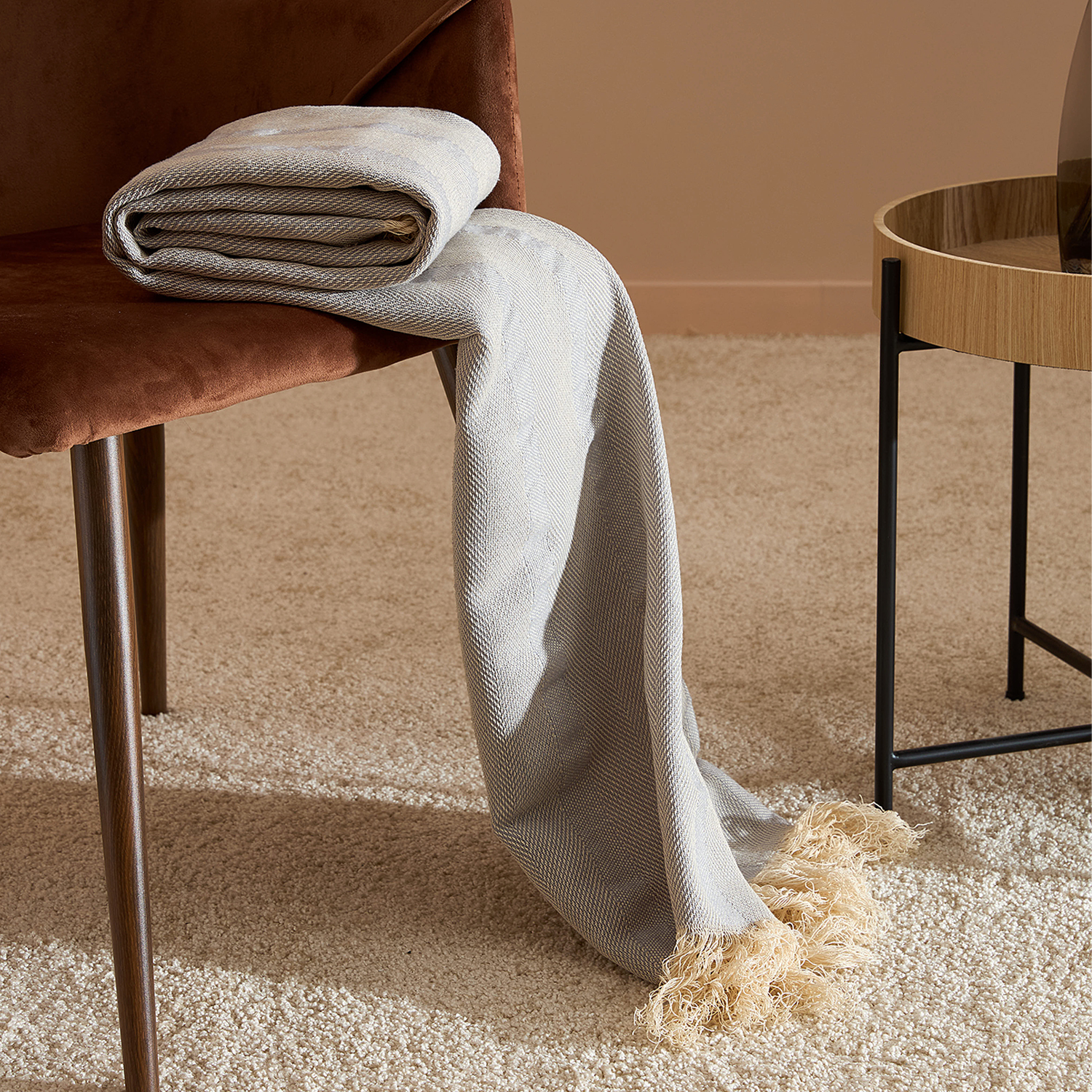 Плед Samantha, серый - фото № 2