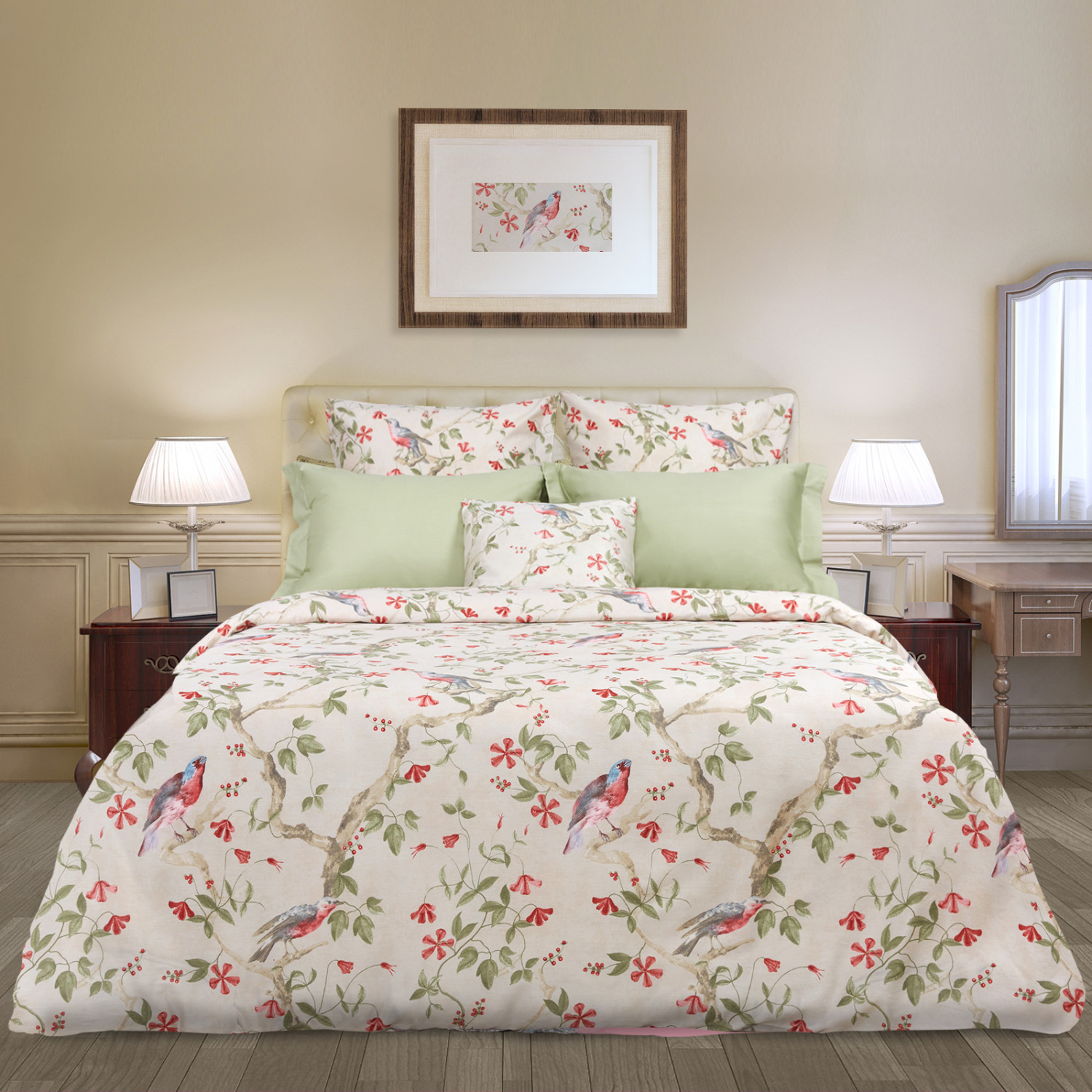 Постельное белье Istante, бежевое - фото № 2