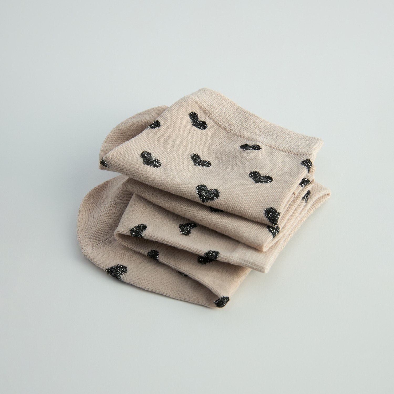 Носки Бежевый ажур, 2 пары - фото № 7