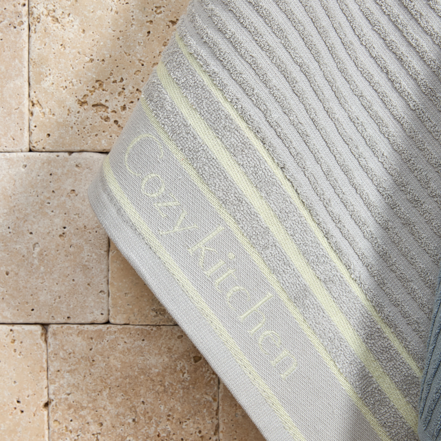 Комплект махровых полотенец Уютная кухня/COZY Kitchen, анчан - фото № 2