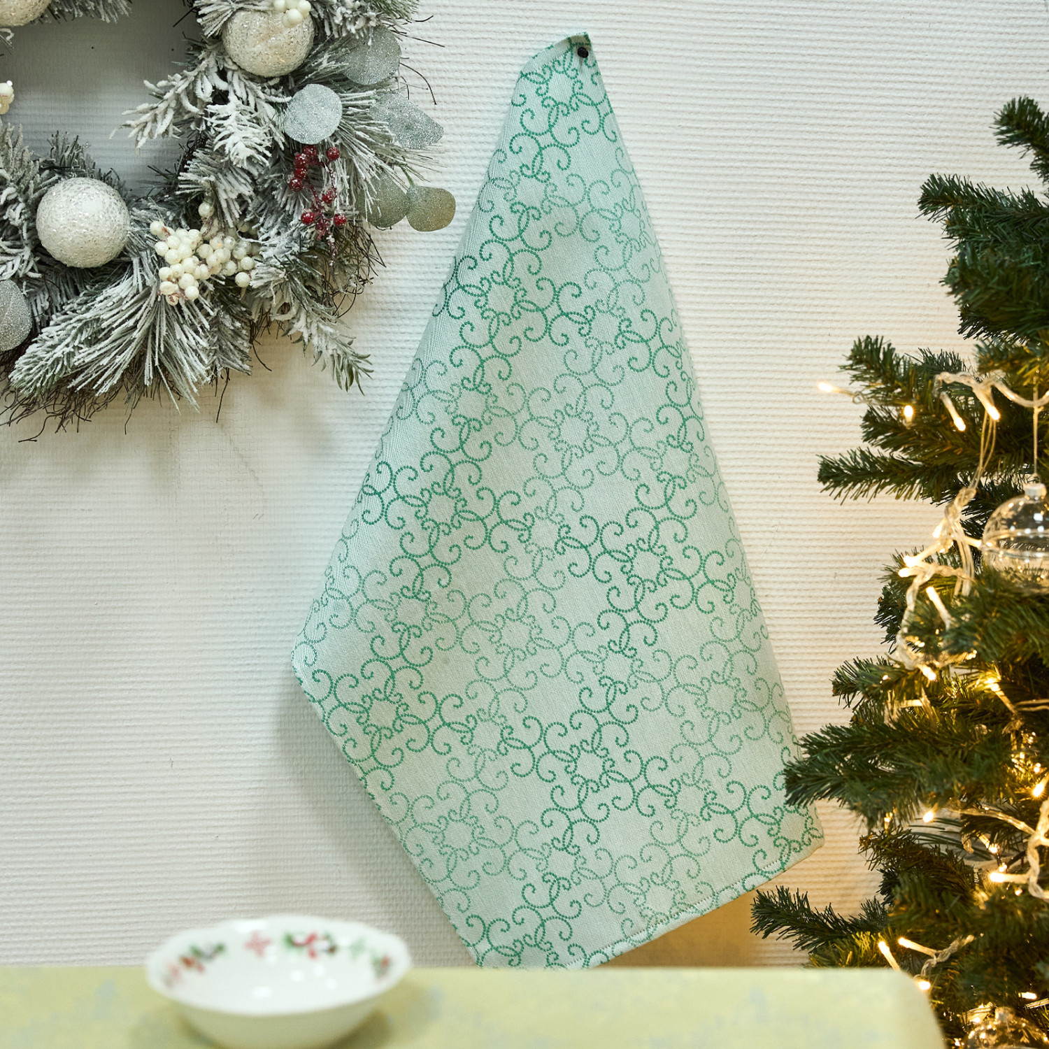 Полотенце Boccolo, зеленое