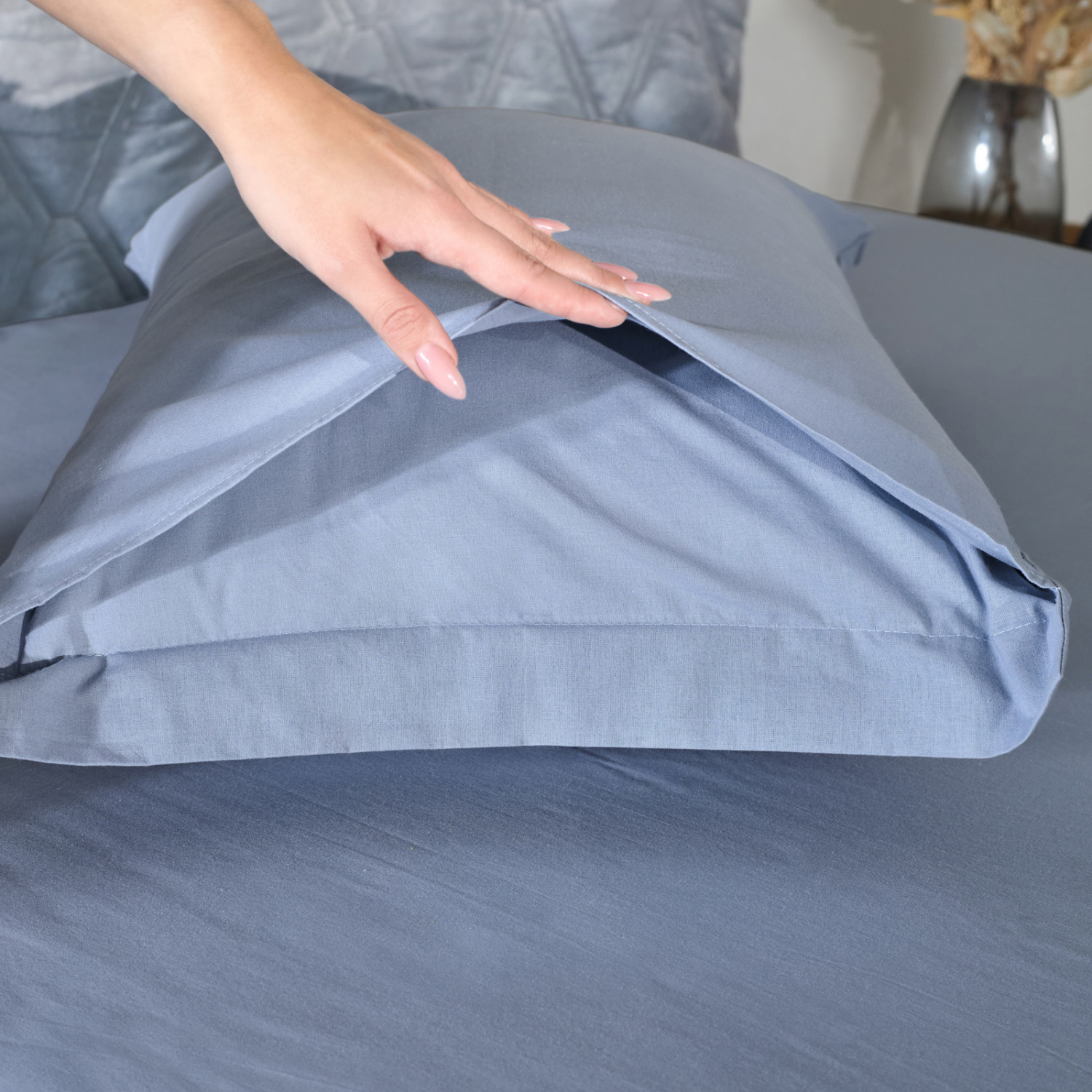 Постельное белье Фанса (светлый) - фото № 10