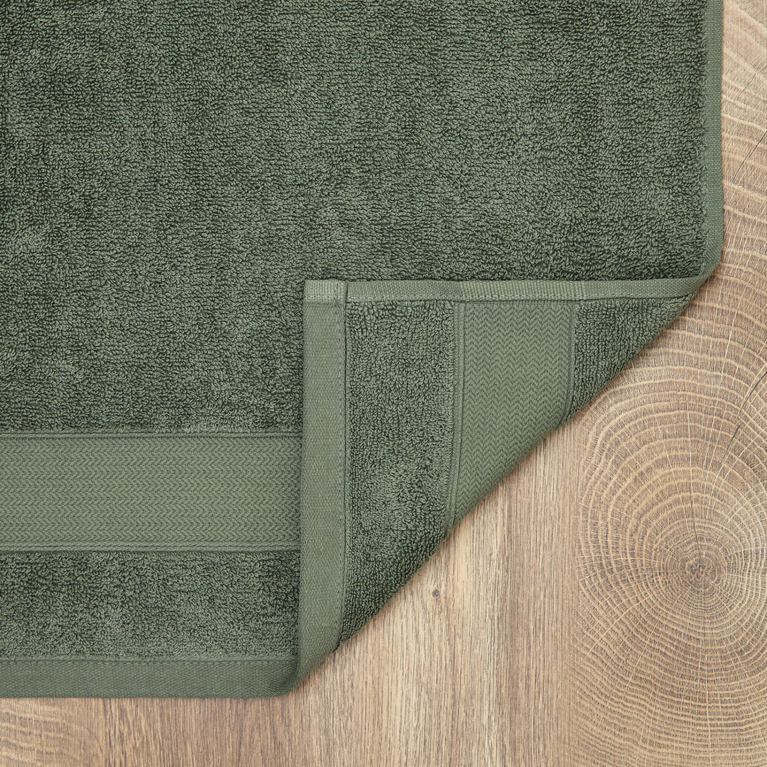 Полотенце махровое Лорд/Lordy, зеленое - фото № 3