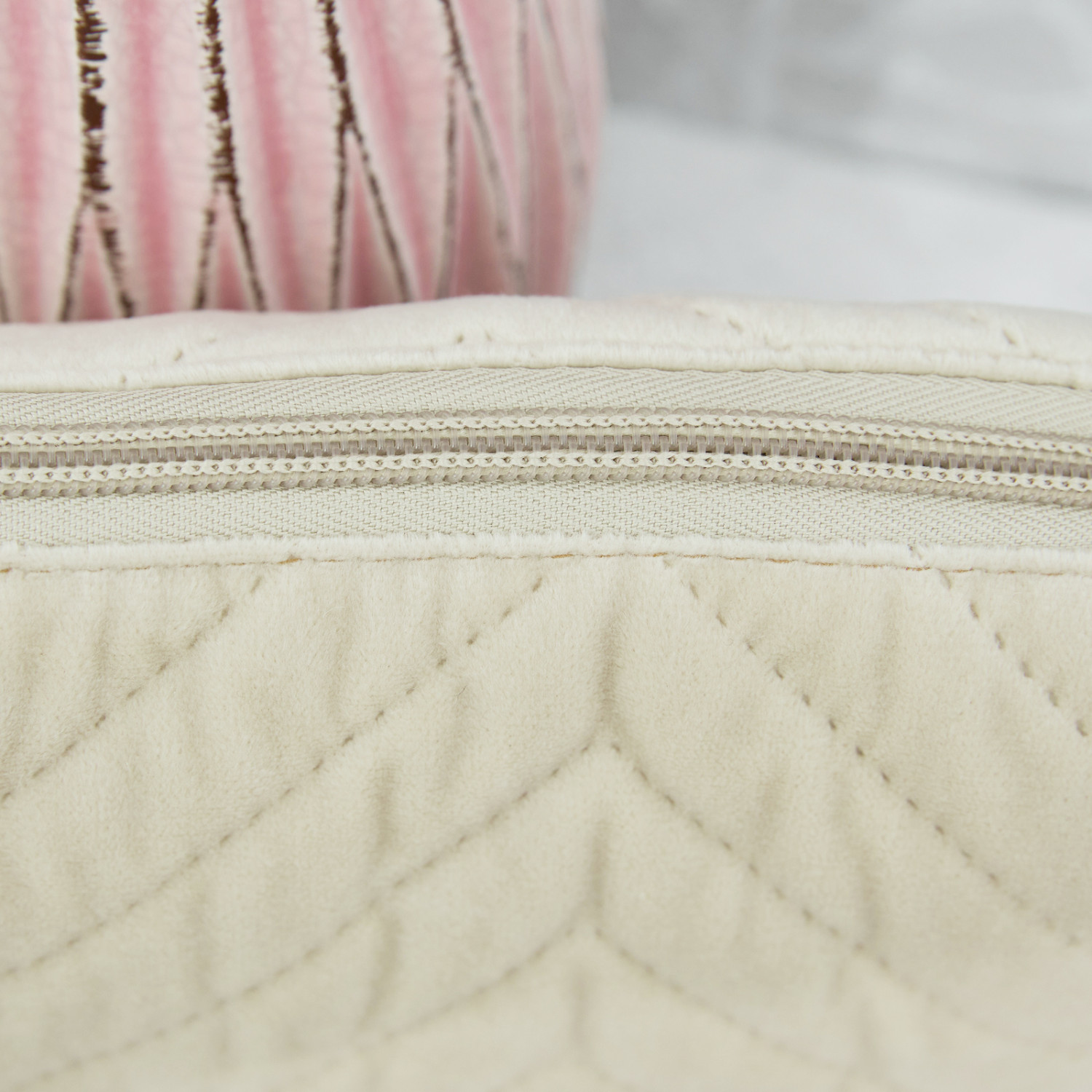 Косметичка Pontinia, бежевая IV - фото № 3