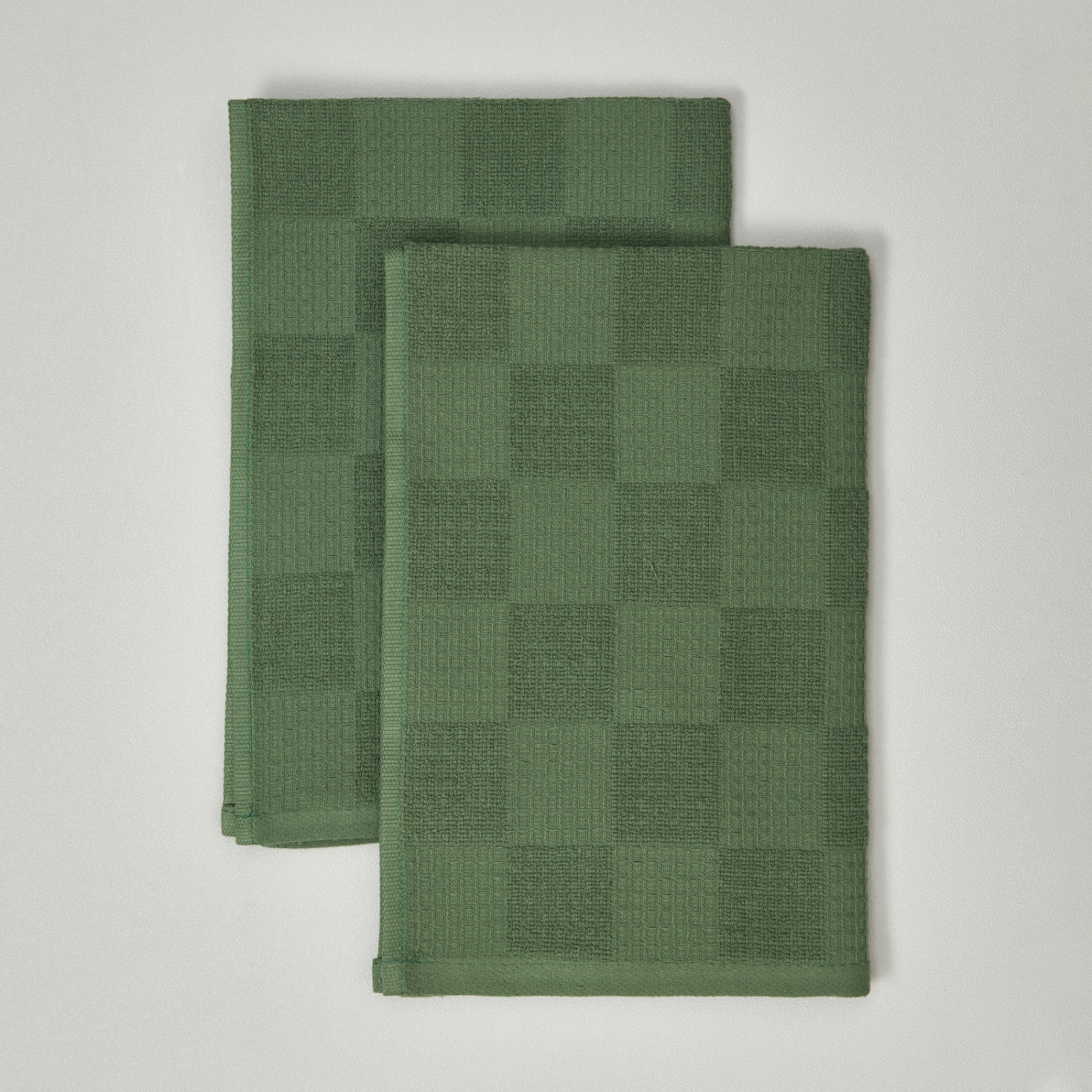 Комплект махровых полотенец Liandro, зеленый - фото № 2
