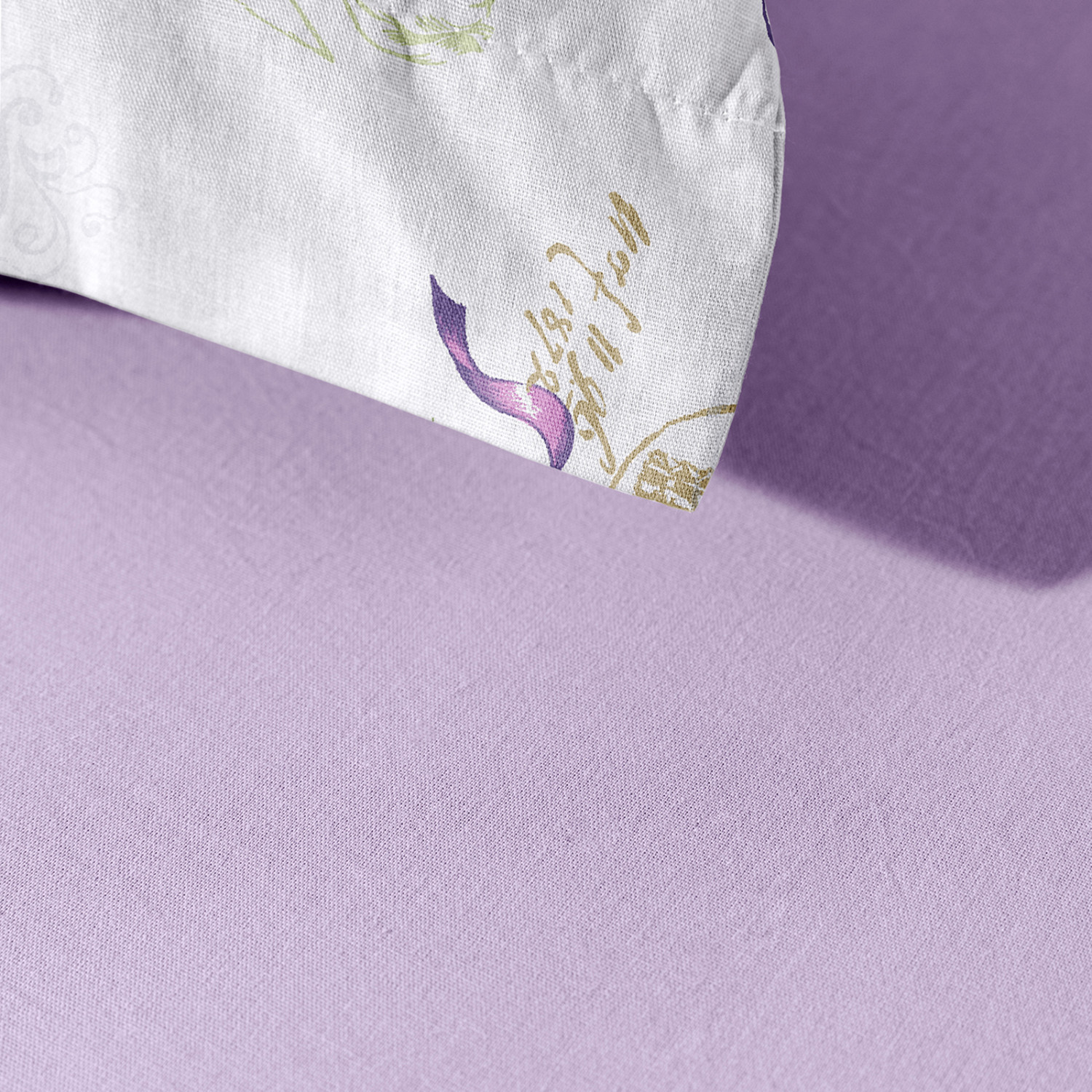 Комплект наволочек Lavender с ушками, лаванда - фото № 4