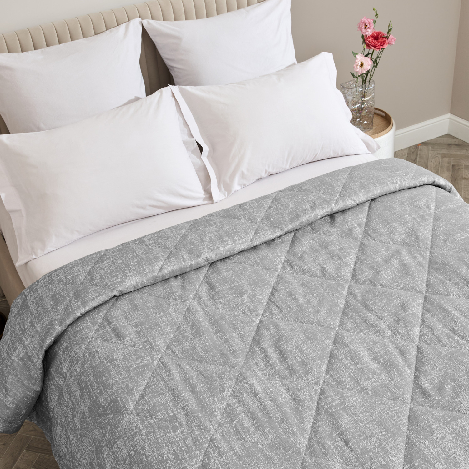 Покрывало Benita, серебро - фото № 2