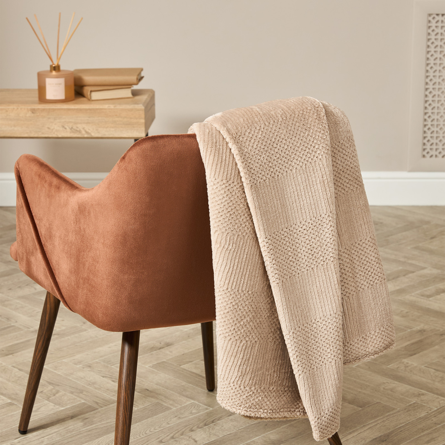 Плед Leon, латте