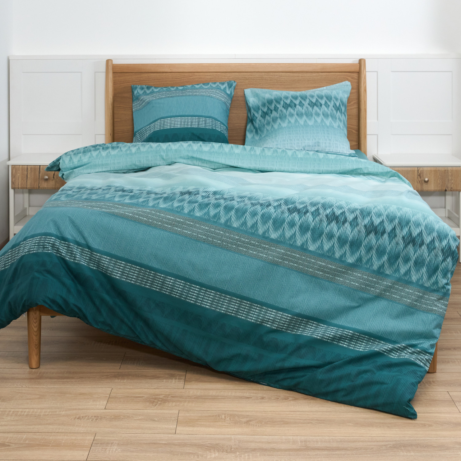 Постельное белье Levia, бирюза - фото № 11