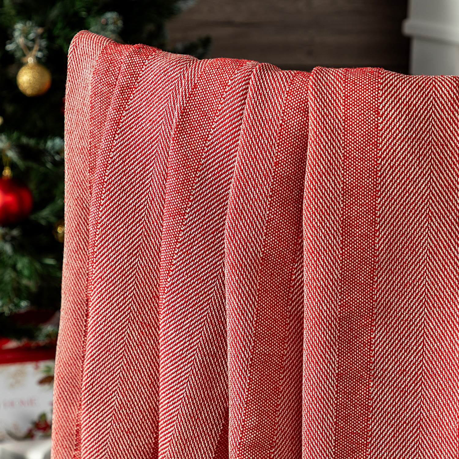 Плед Samantha, красный - фото № 2