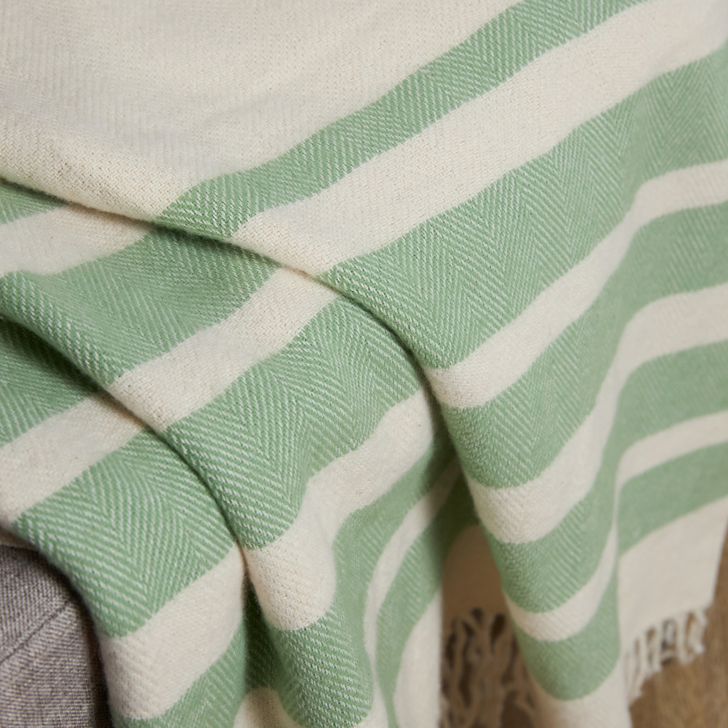 Плед Маттео, зеленый - фото № 4