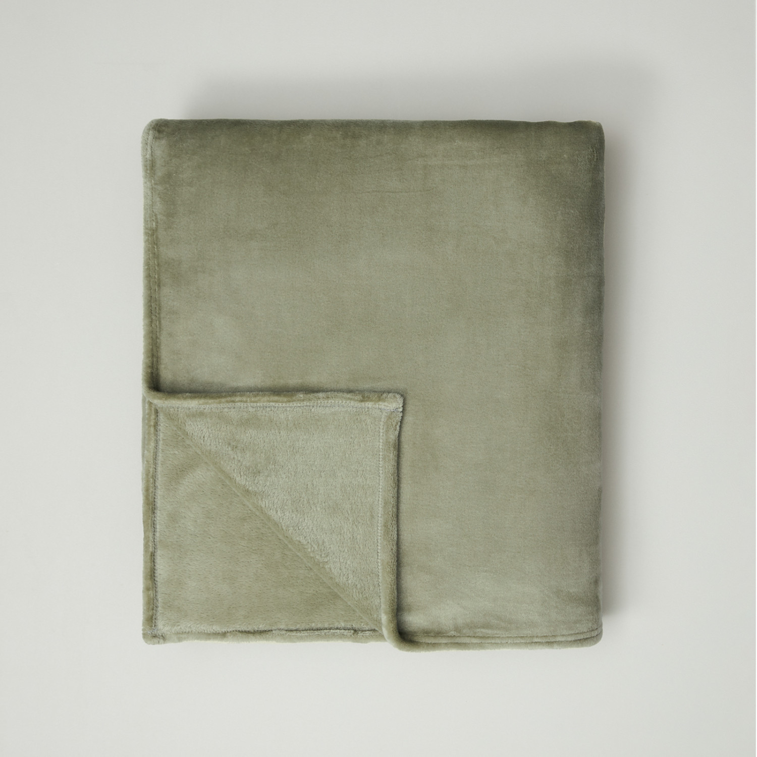 Плед Сверхмягкий/Supersoft, олива - фото № 2