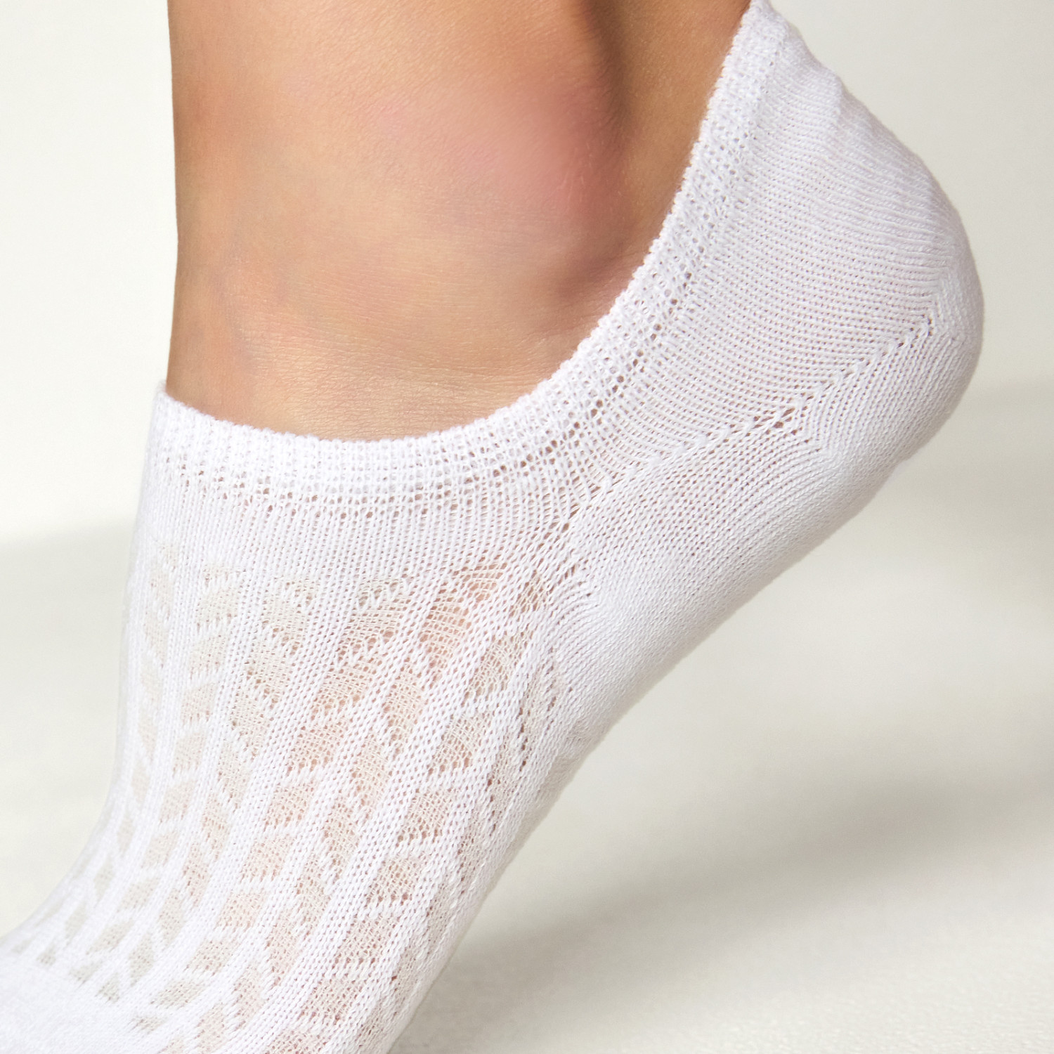 Следки Socks, черные/белые - фото № 2