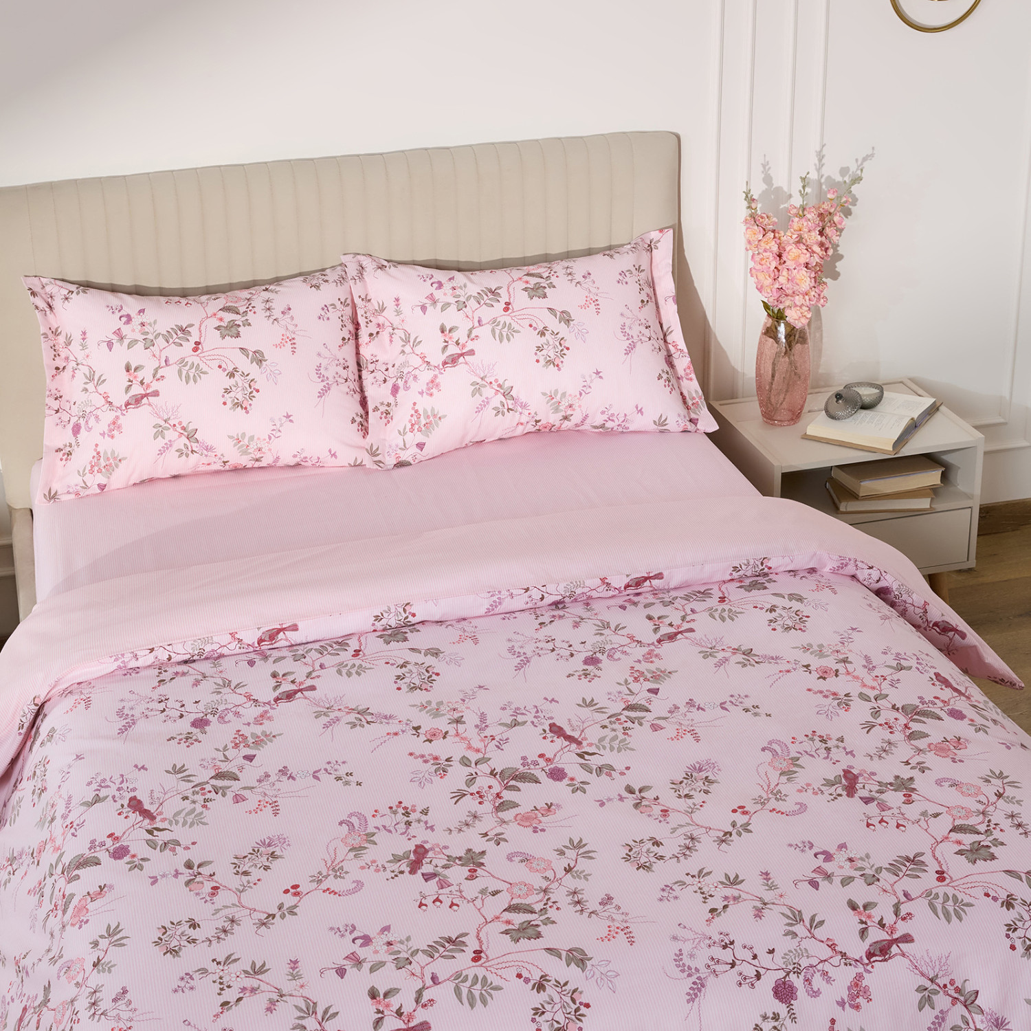 Постельное белье Сибилла (розовый) - фото № 4